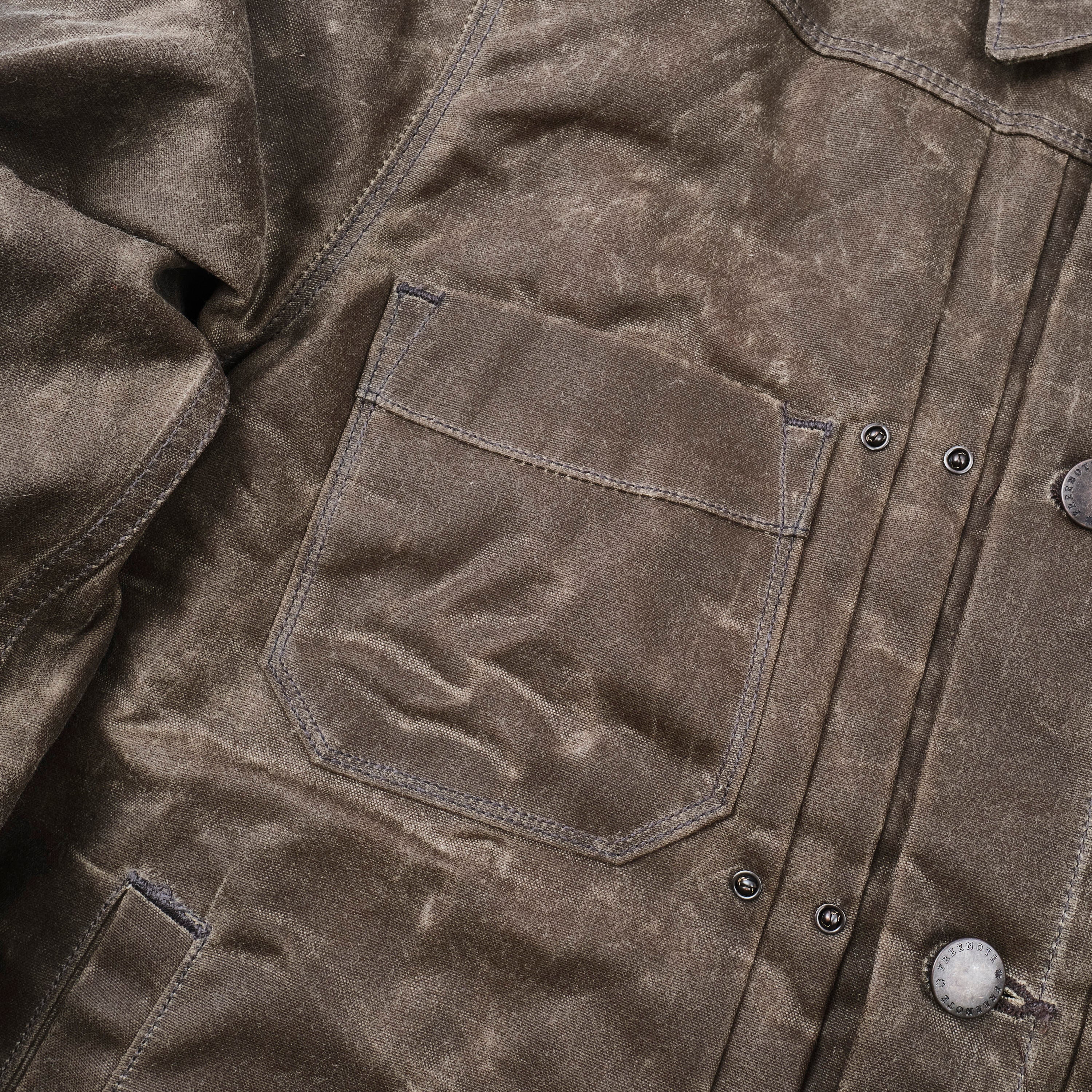 Riders Jacket Waxed Canvas <span>Oak</span>