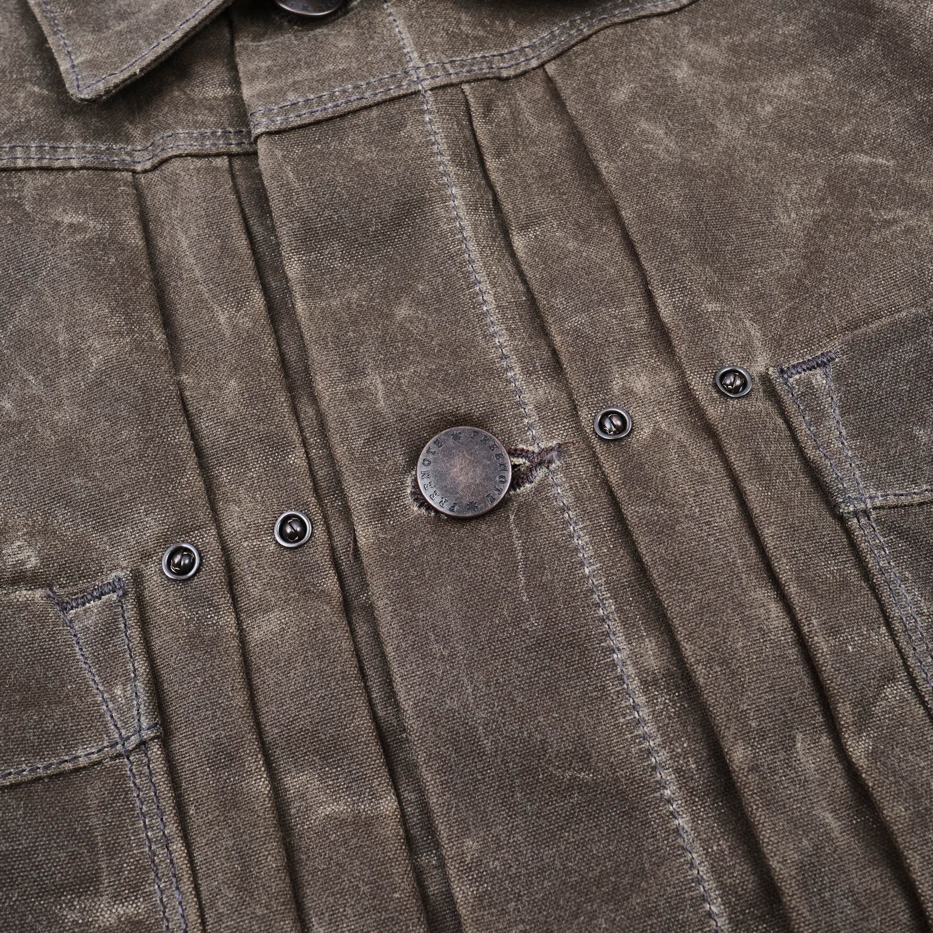 Riders Jacket Waxed Canvas <span>Oak</span>