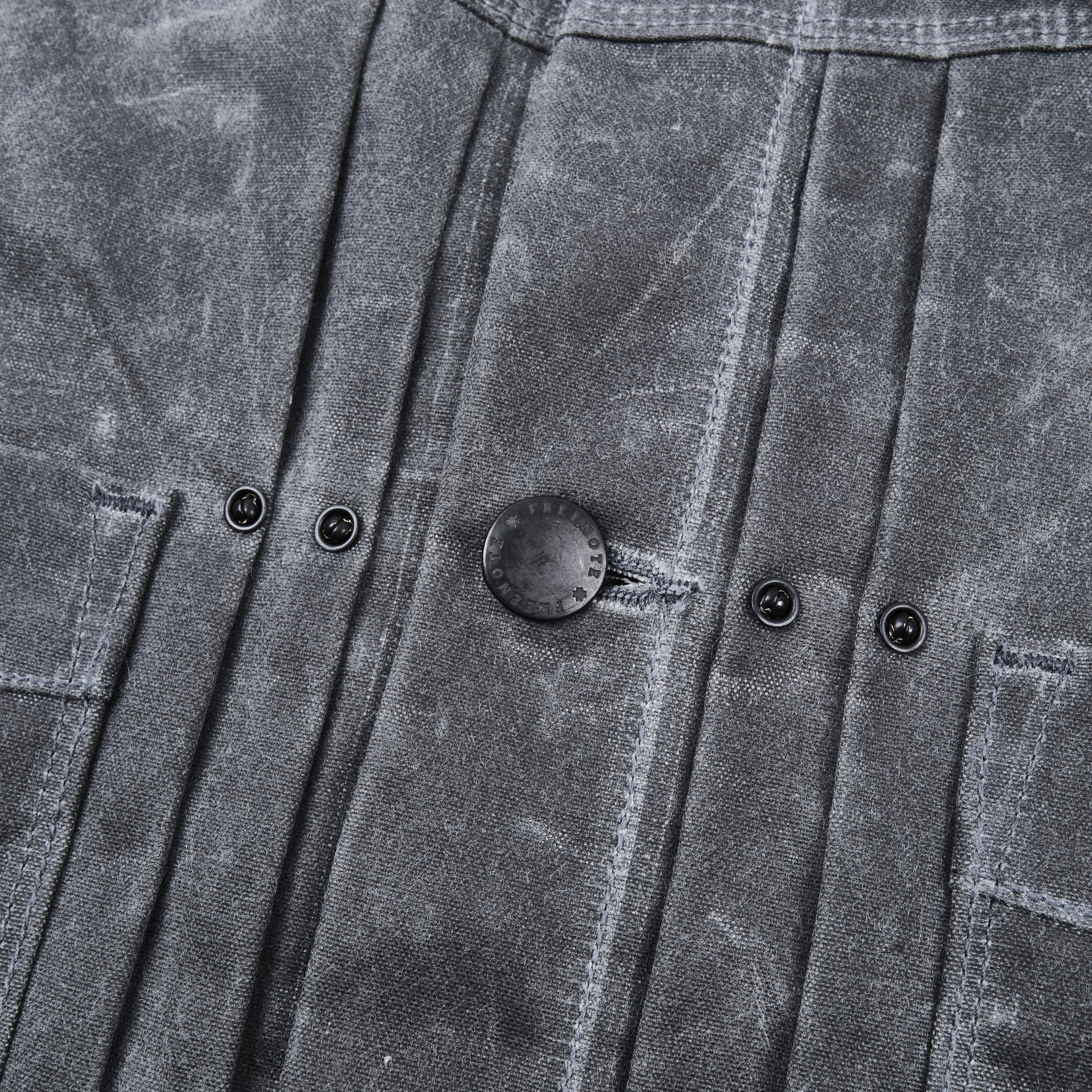 Riders Jacket Waxed Canvas <span> Charcoal</span>