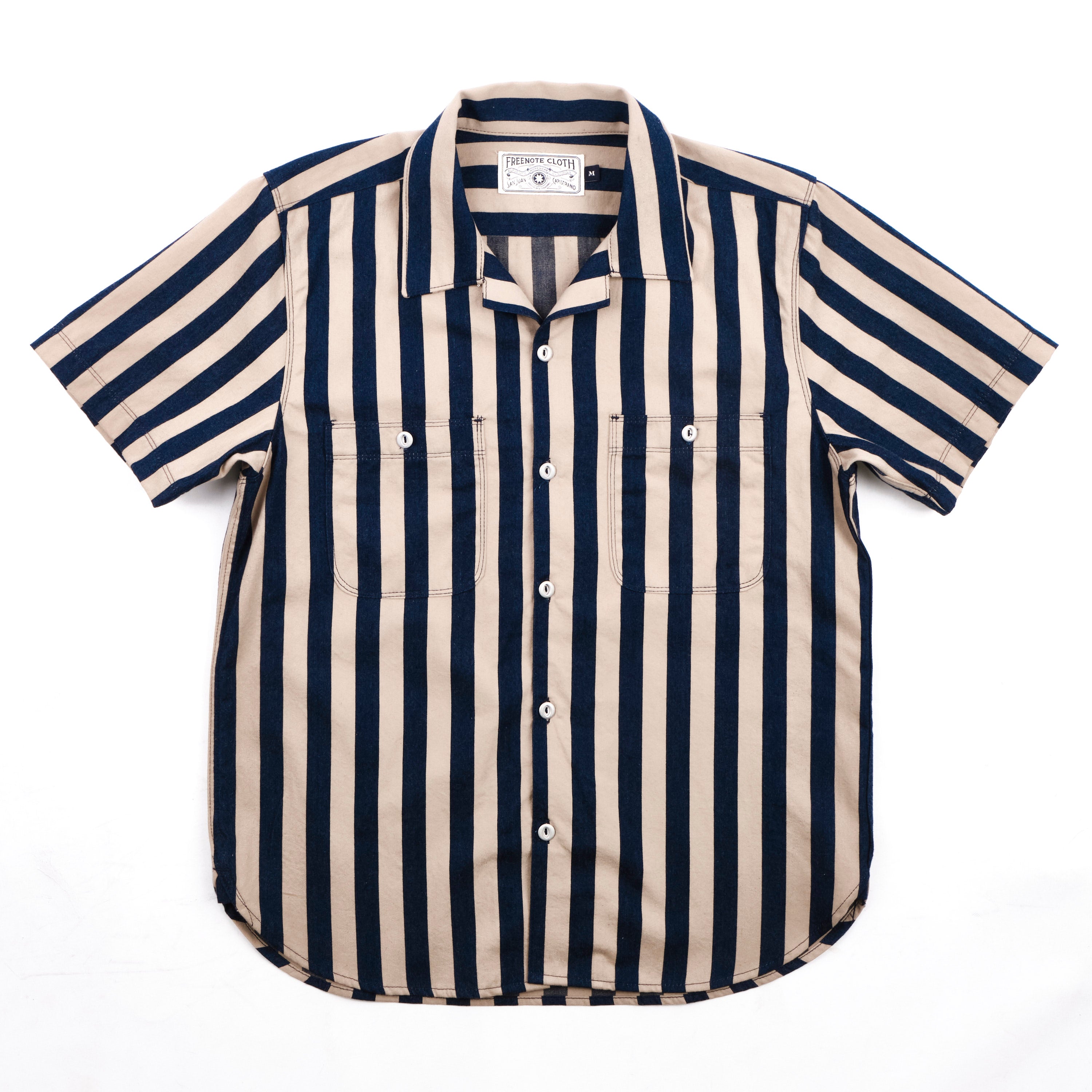 Dayton Indigo Wide Stripe