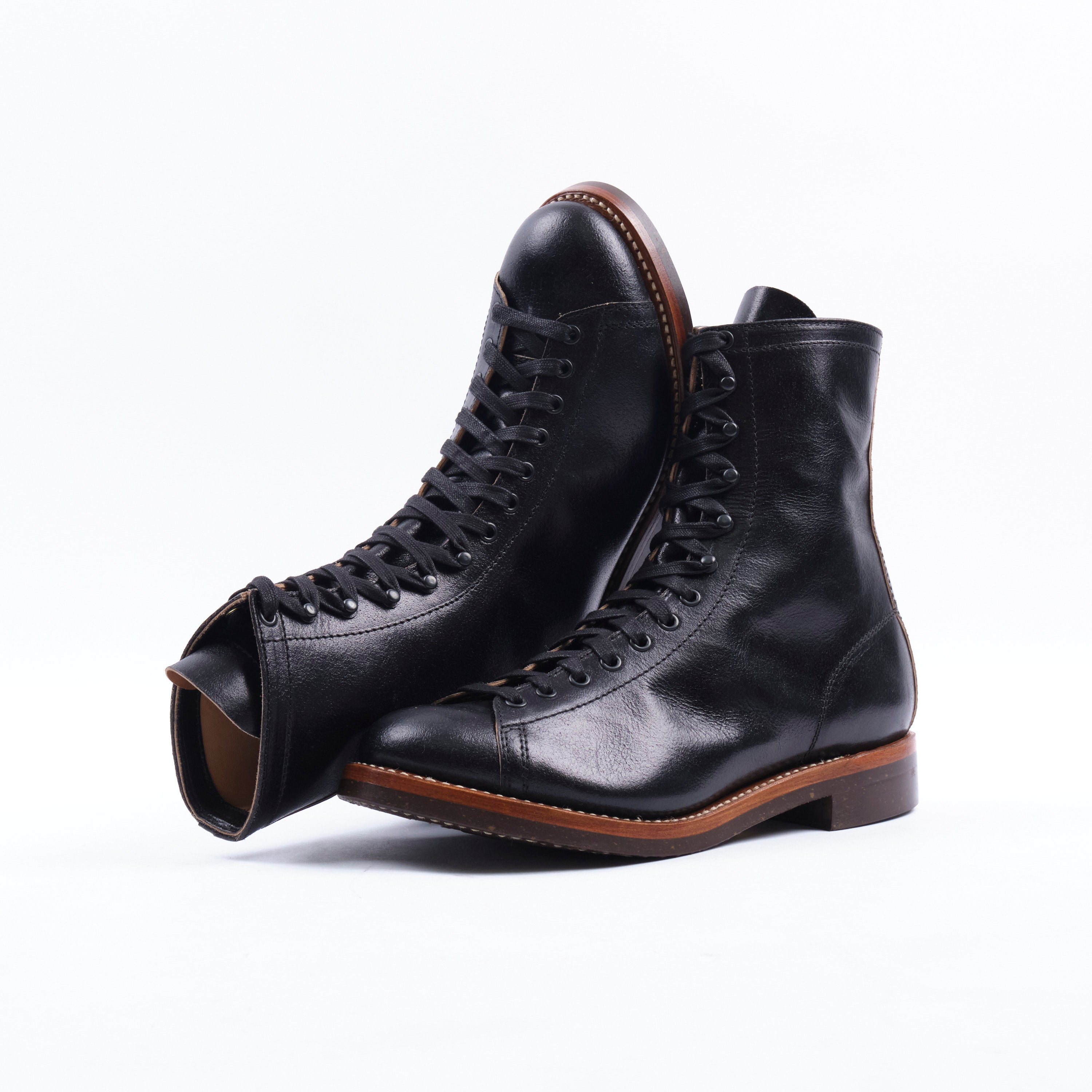 John Lofgren Fieldmaster Boot - Horween SHF Horsehide Black