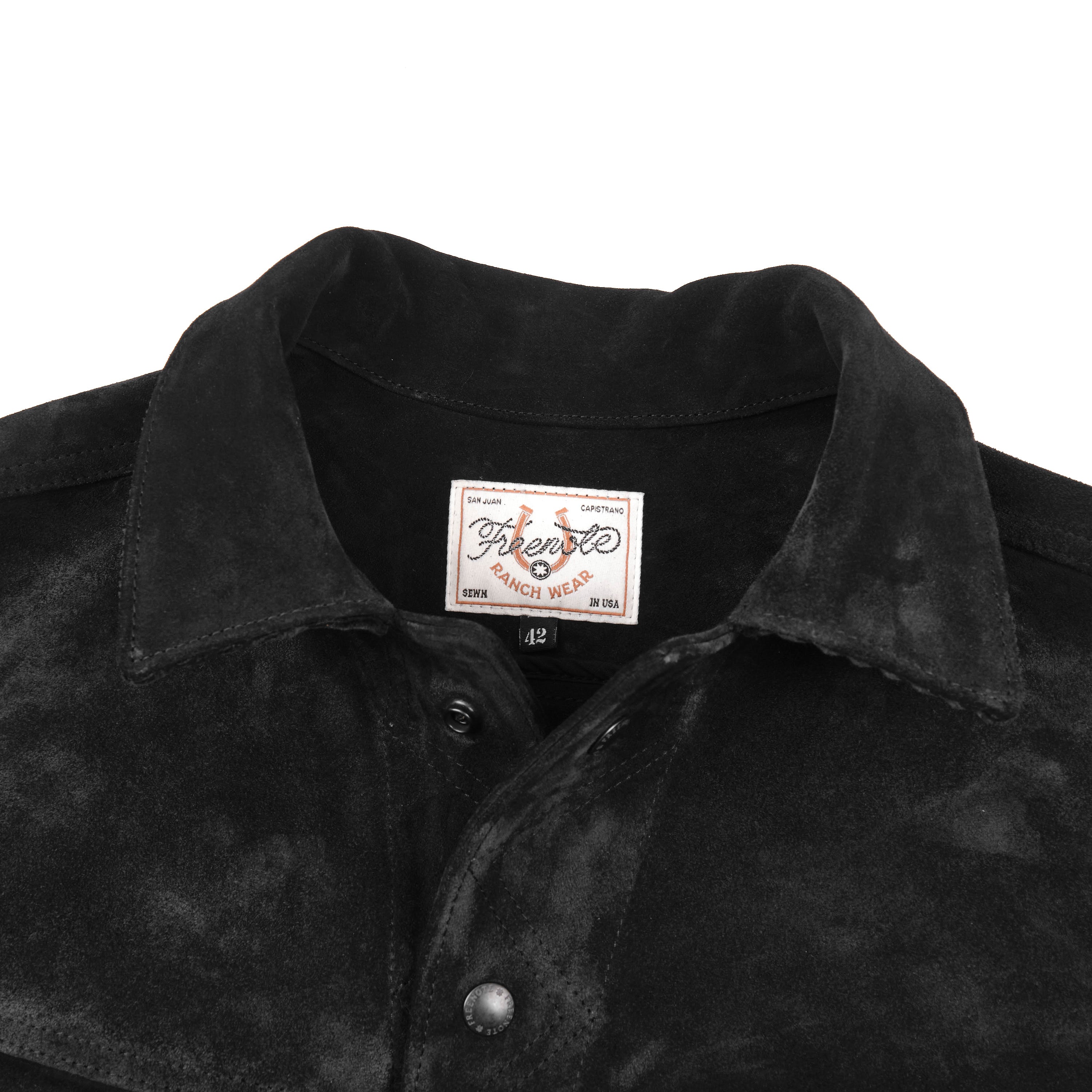 High Low 1.4mm Black Suede Jacket