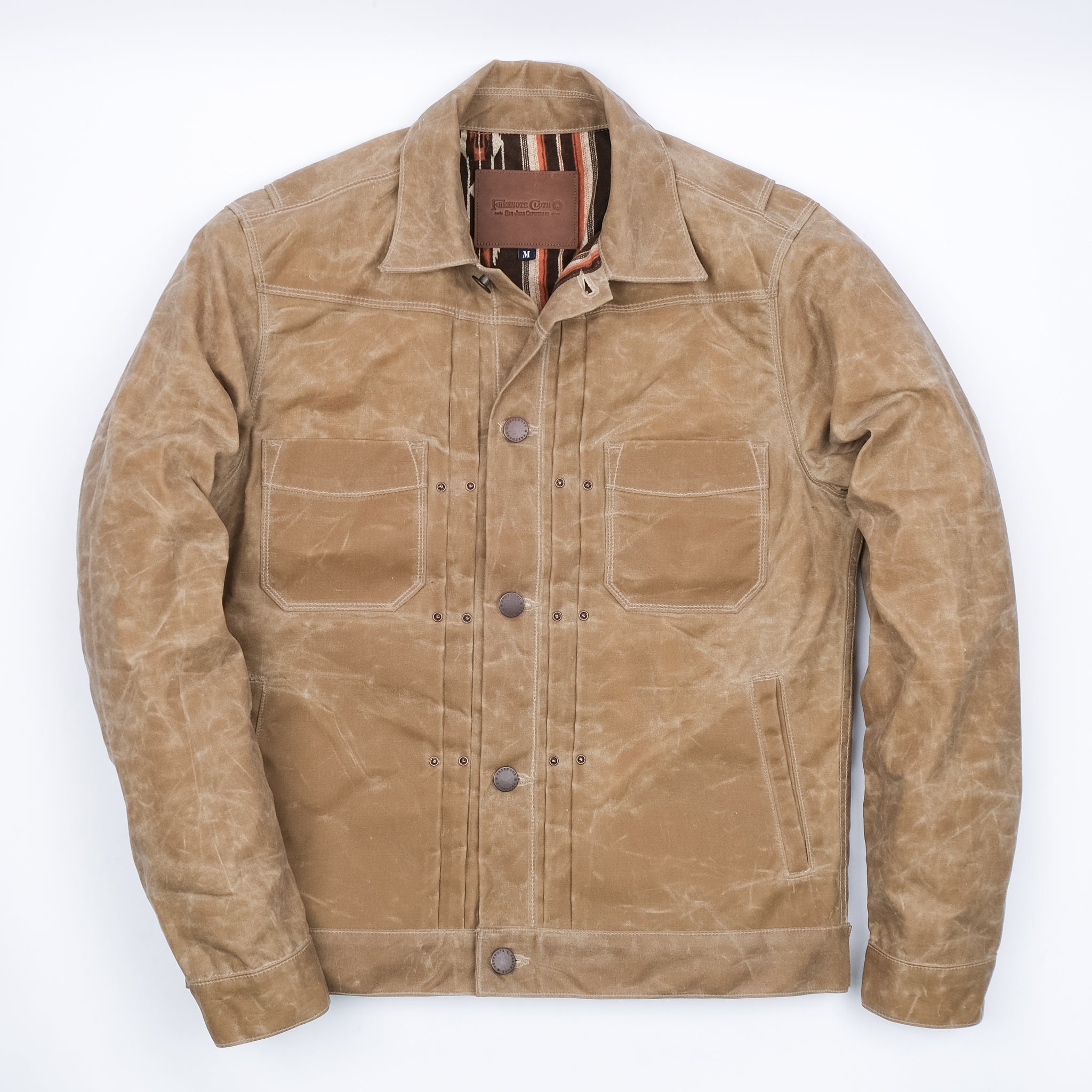 Riders Jacket Waxed Canvas <span>Tumbleweed Brown Interior</span>