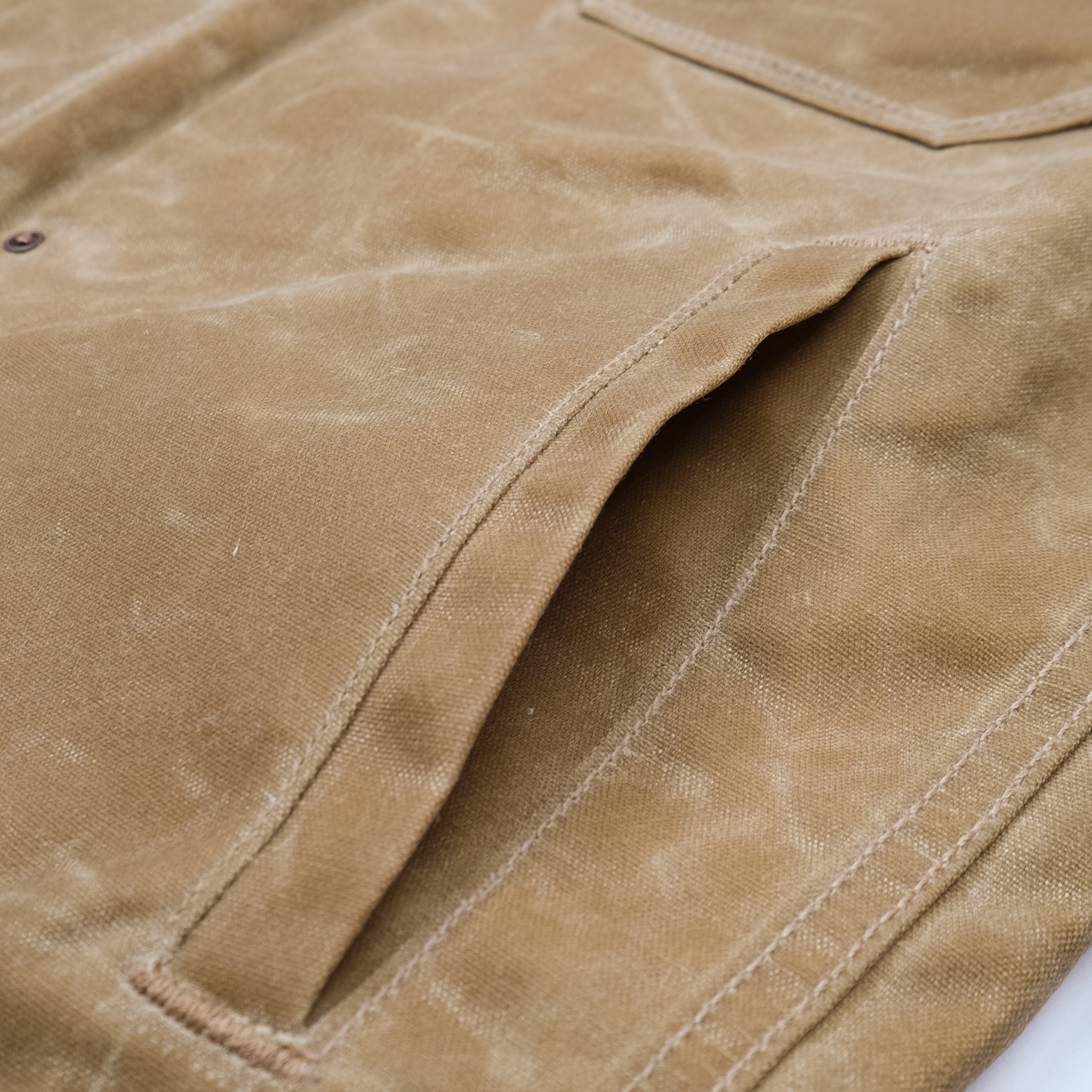 Riders Jacket Waxed Canvas <span>Tumbleweed Brown Interior</span>