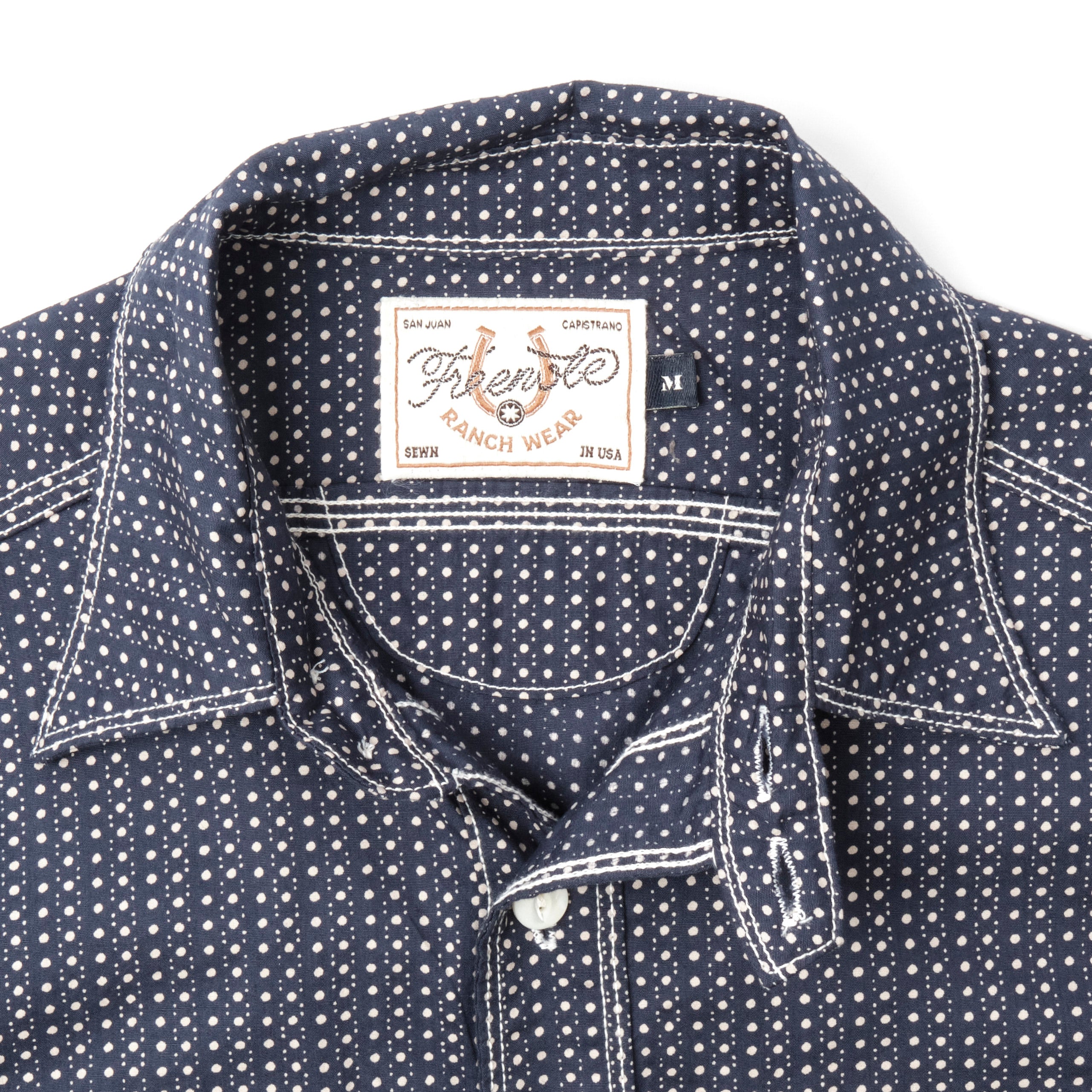 Wells Navy Polkadot