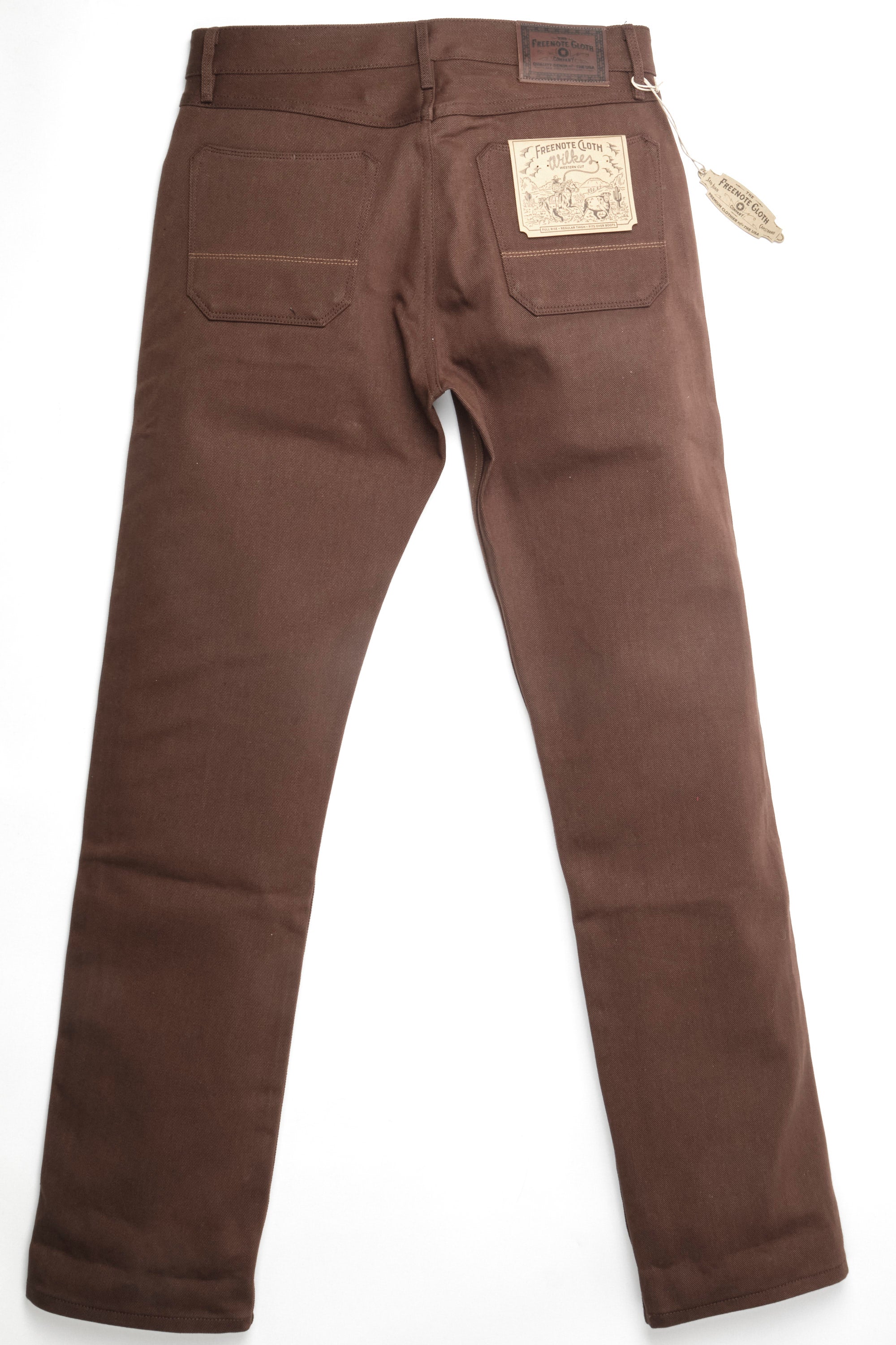Wilkes Western 15 Ounce Dark Brown Denim