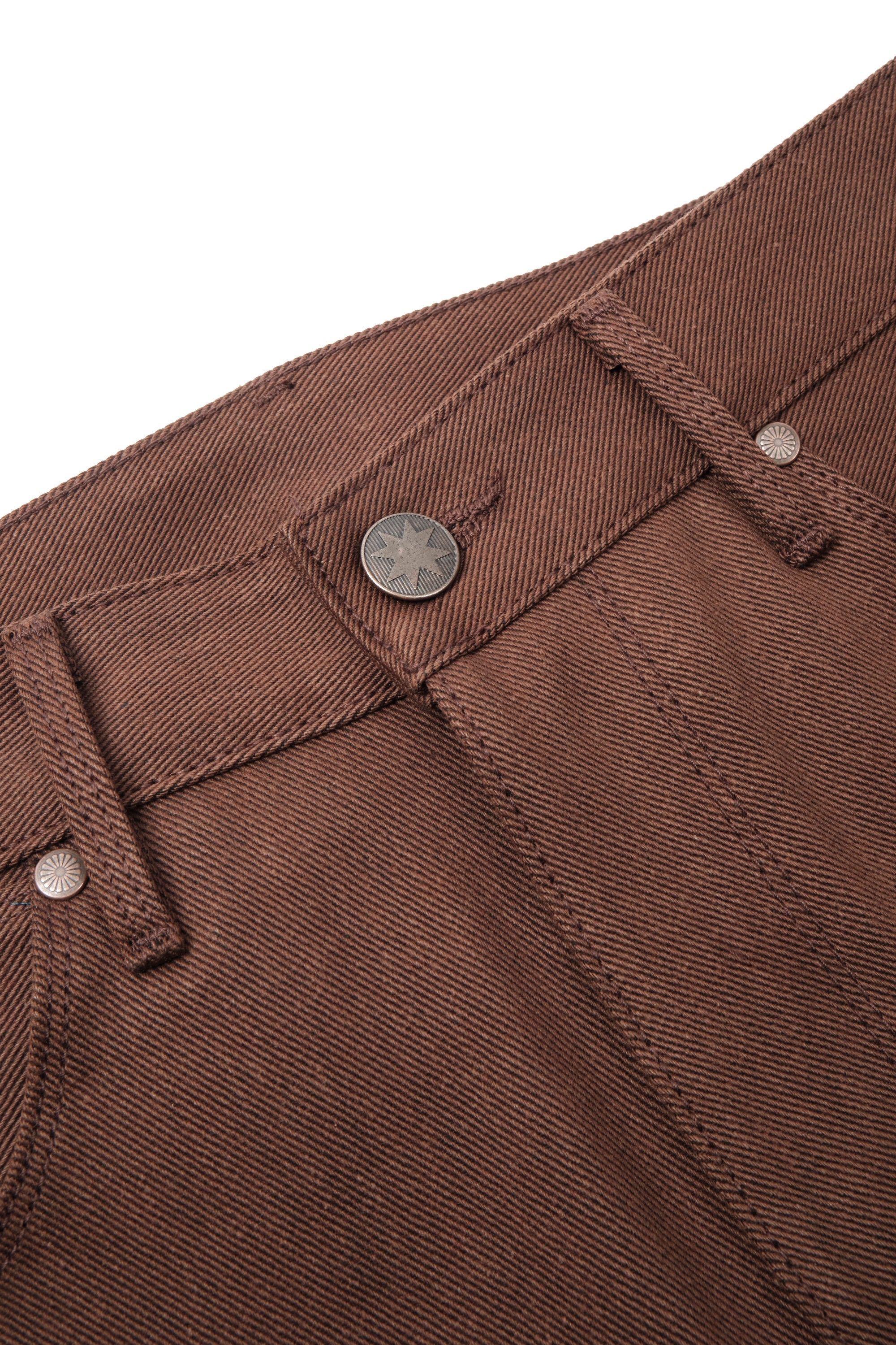 Wilkes Western 15 Ounce Dark Brown Denim