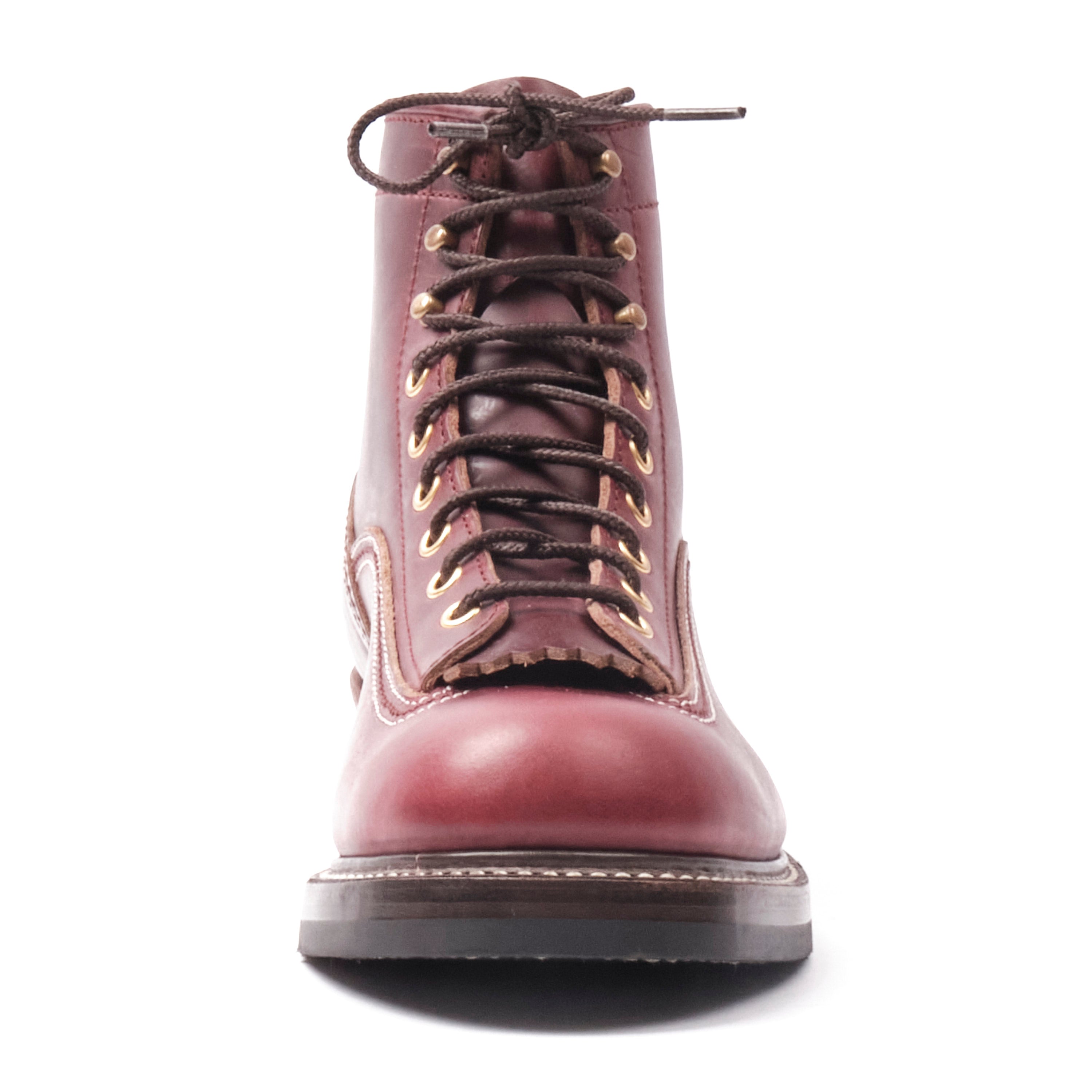 John Lofgren Donkey Puncher Boots Horween Burgundy Chromexcel