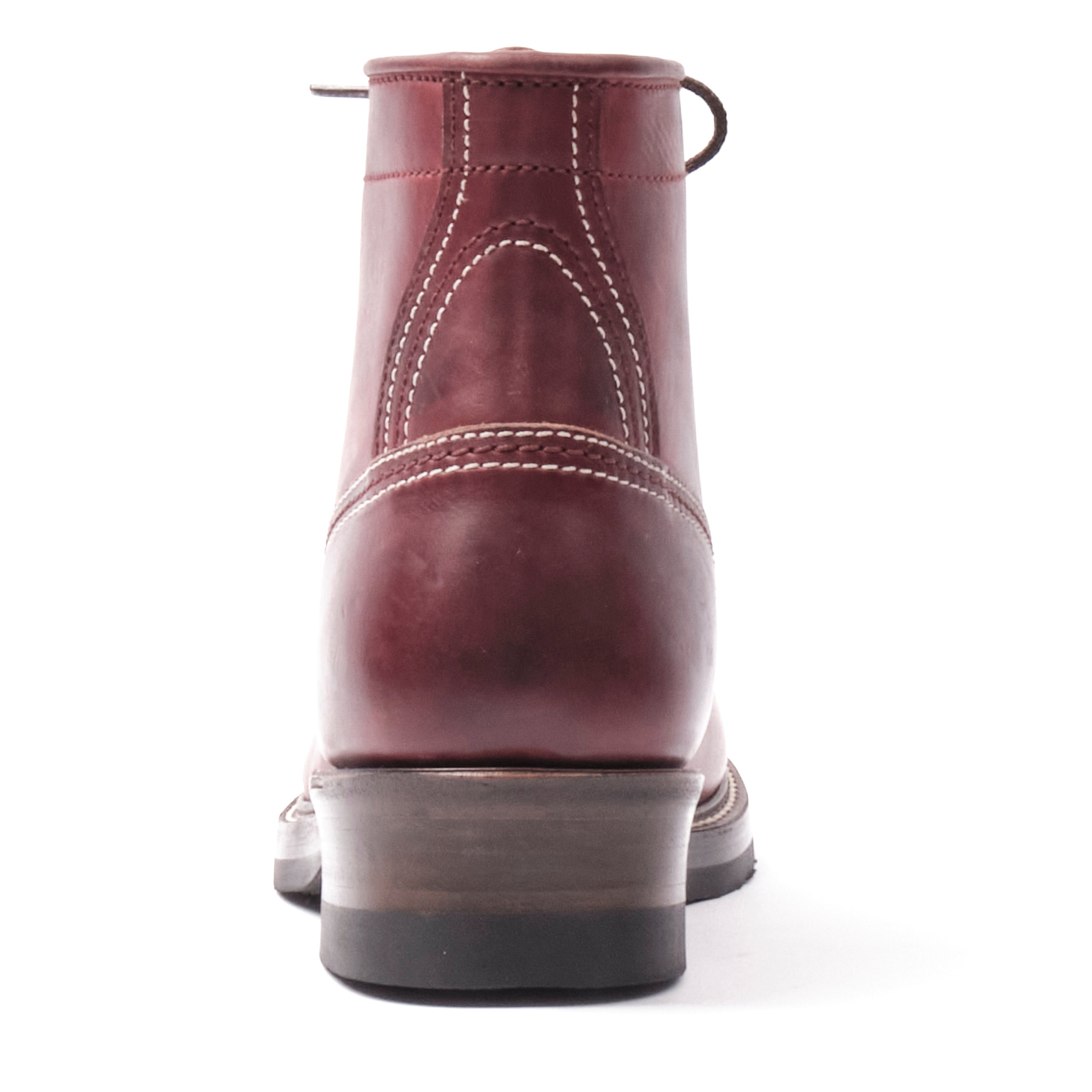 John Lofgren Donkey Puncher Boots Horween Burgundy Chromexcel