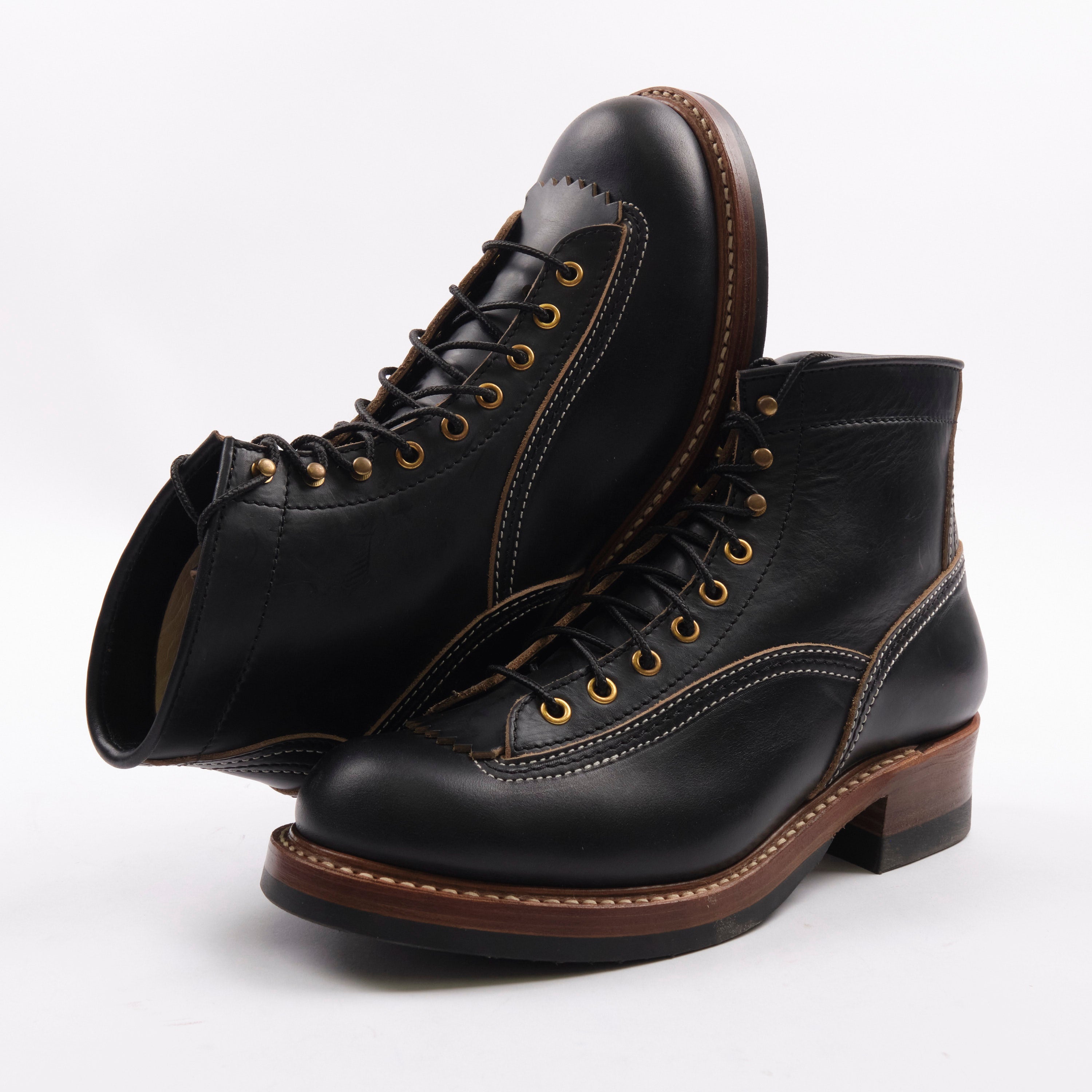 John Lofgren Donkey Puncher Boots - Horween Chromexcel Black