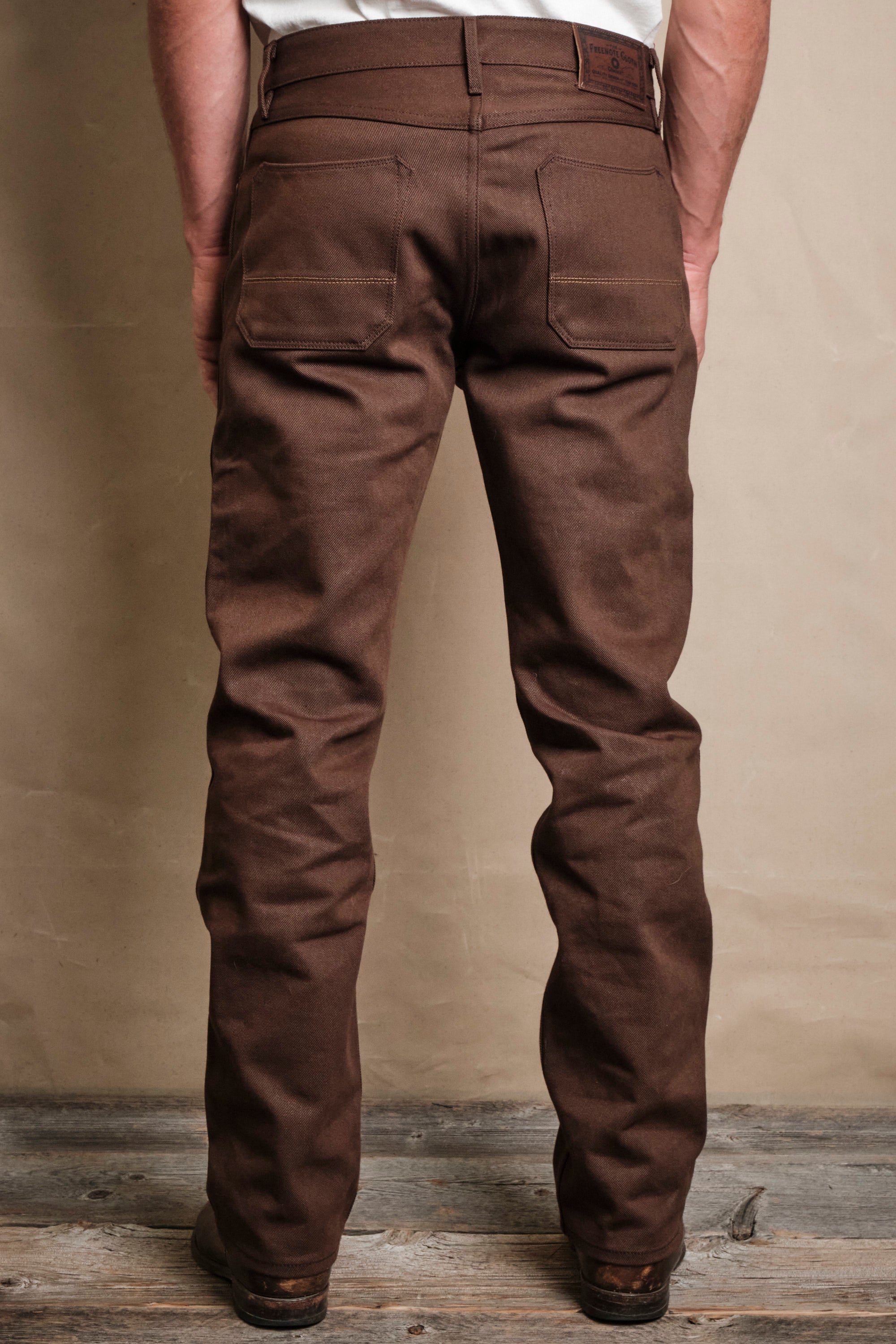 Wilkes Western 15 Ounce Dark Brown Denim