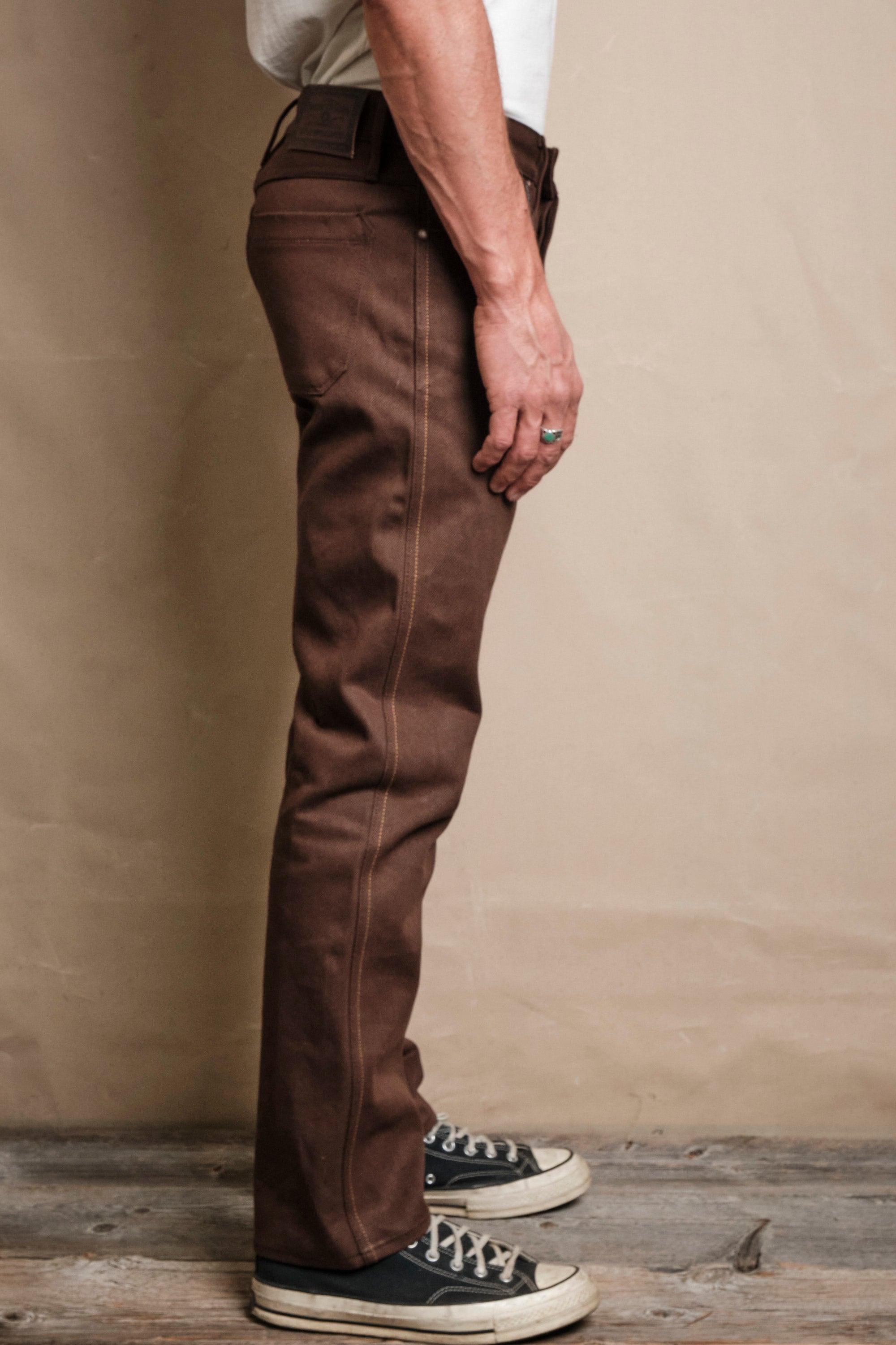 Rios 15 Ounce Dark Brown Denim