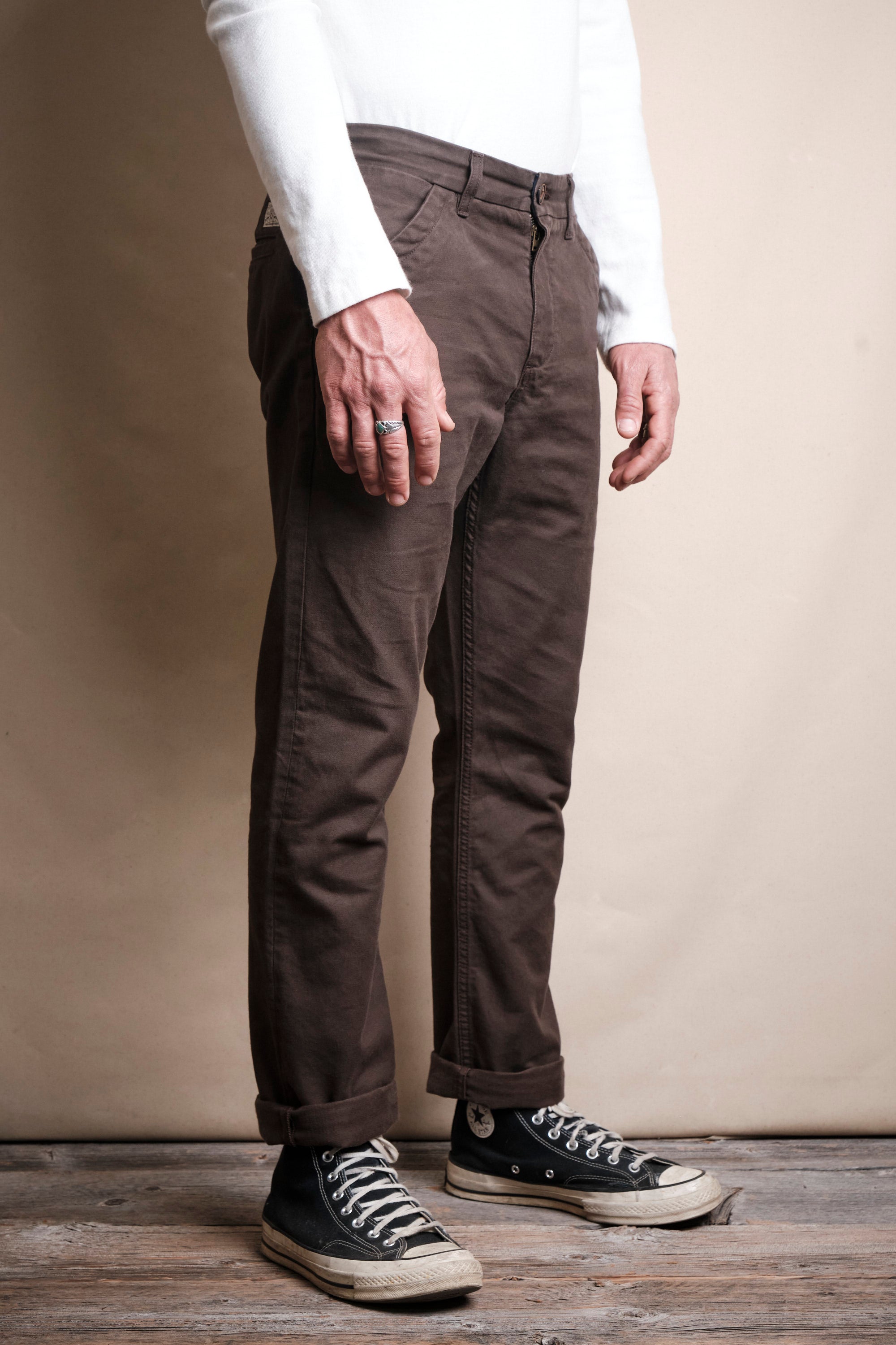 Workers Chino Slim Fit <span> Bark</span>