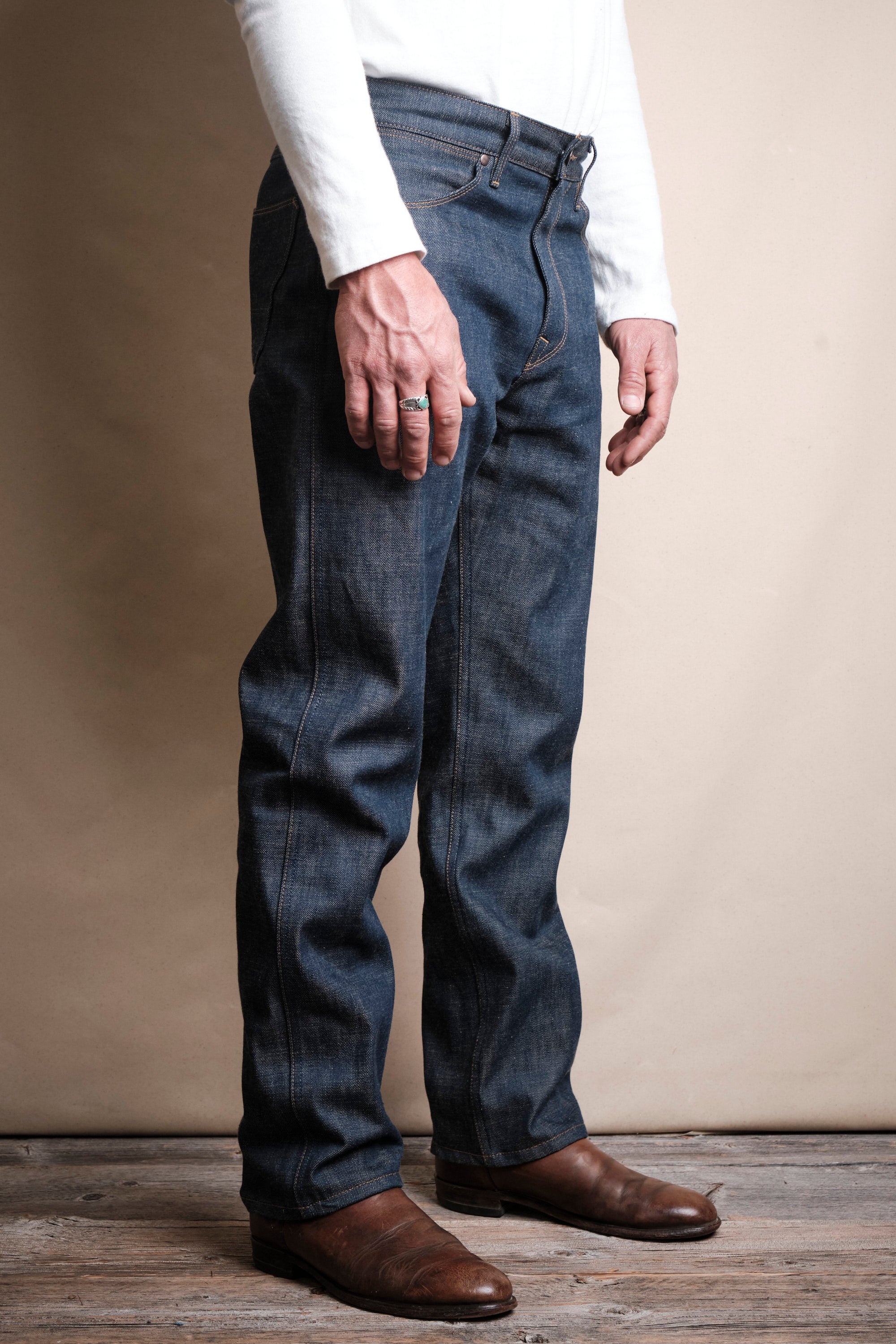 Wilkes Western 13 Ounce Natural Rinsed Denim