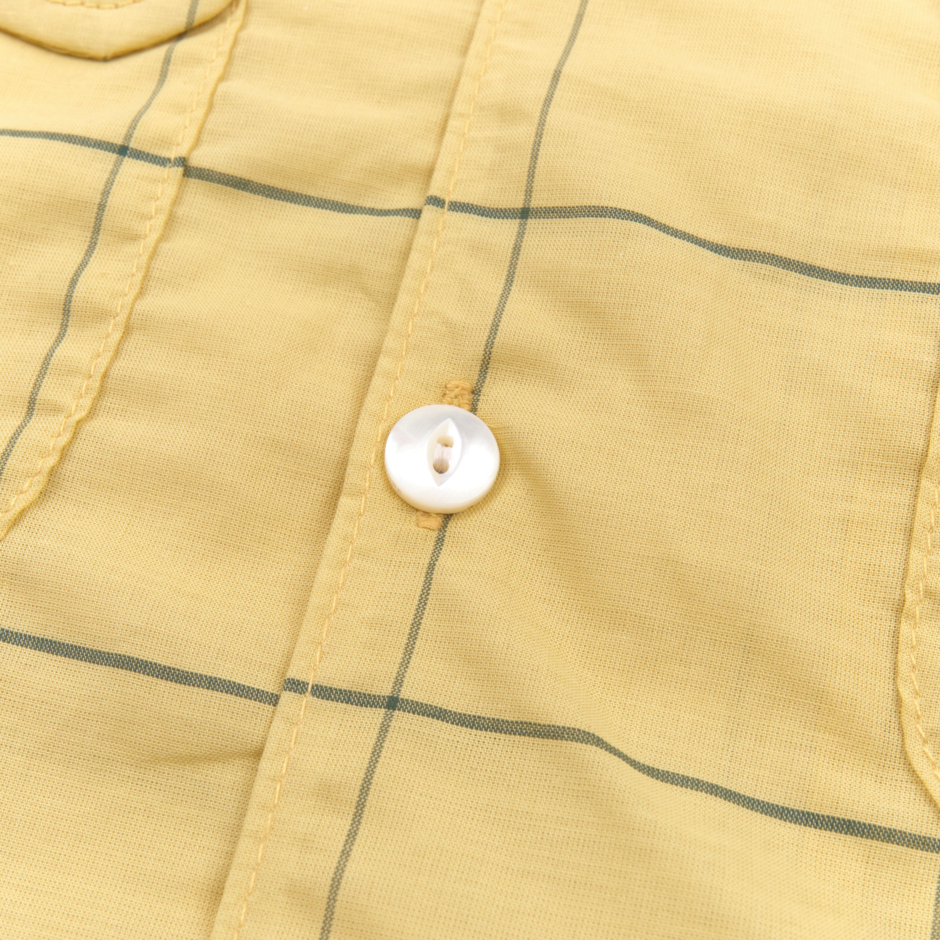 Dean Double Pocket Yellow Check