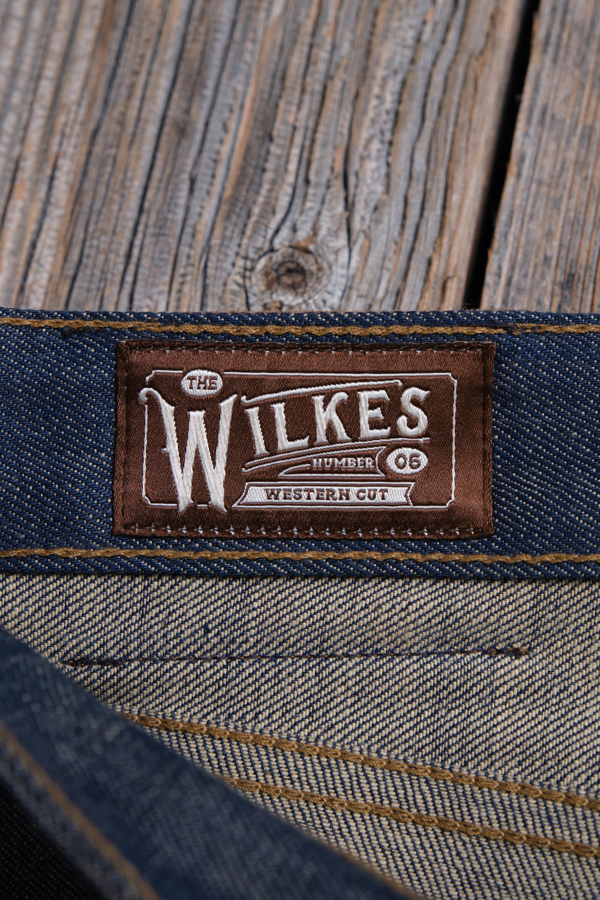 Wilkes Western 13 Ounce Natural Rinsed Denim