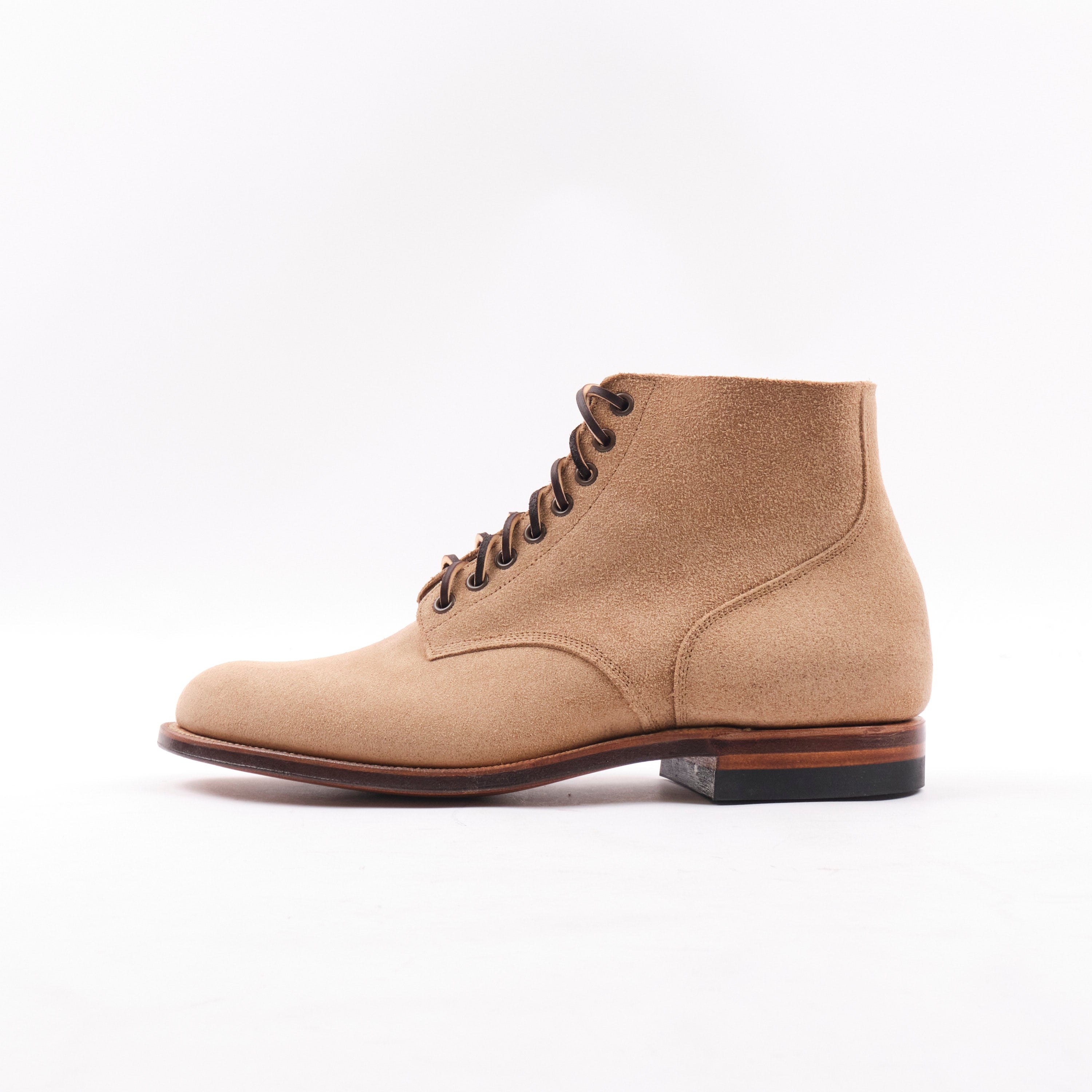 VIBERG 1940 N1 BOOT - MARINE FIELD SHOE NATURAL ROUGHOUT