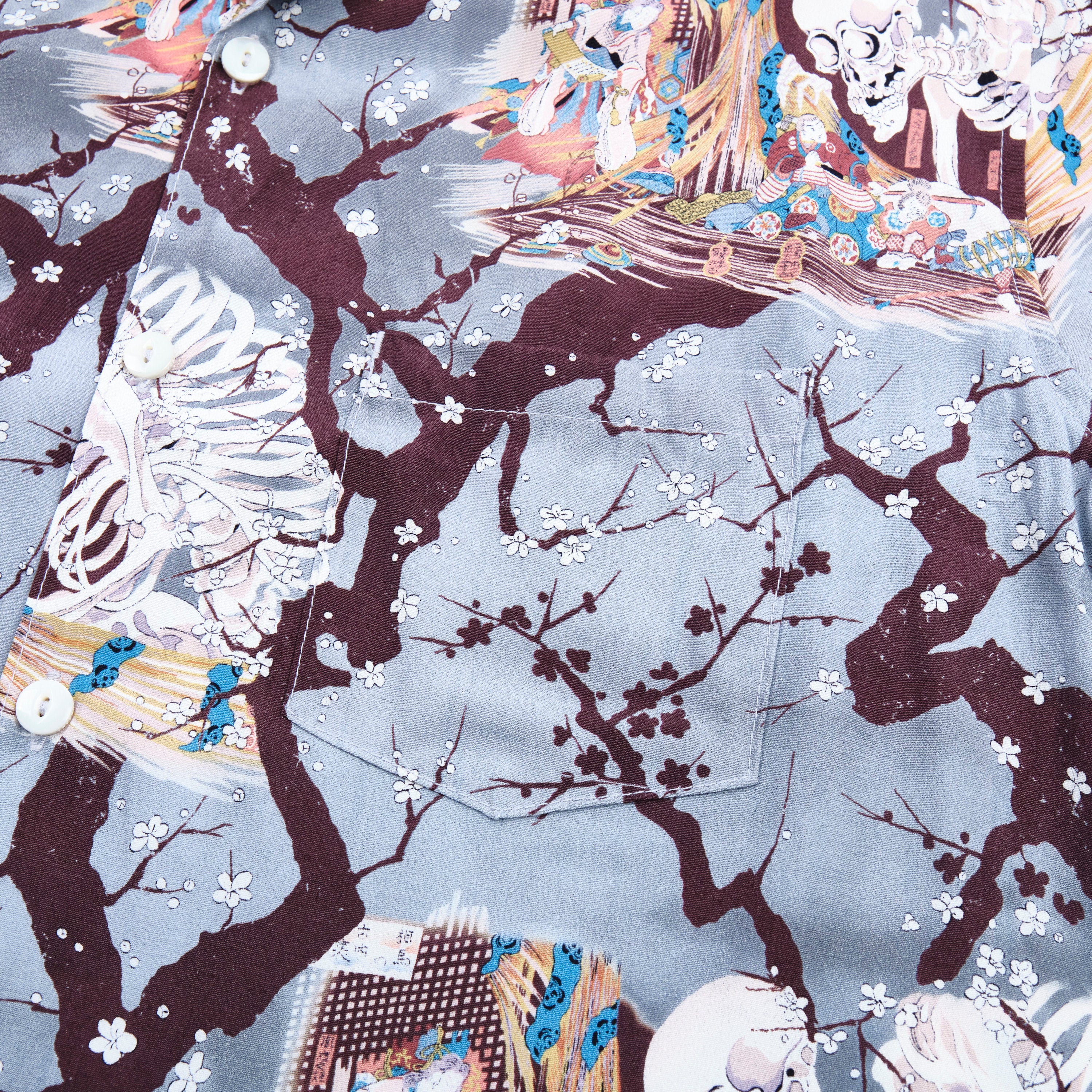 Hawaiian Light Blue Skeleton