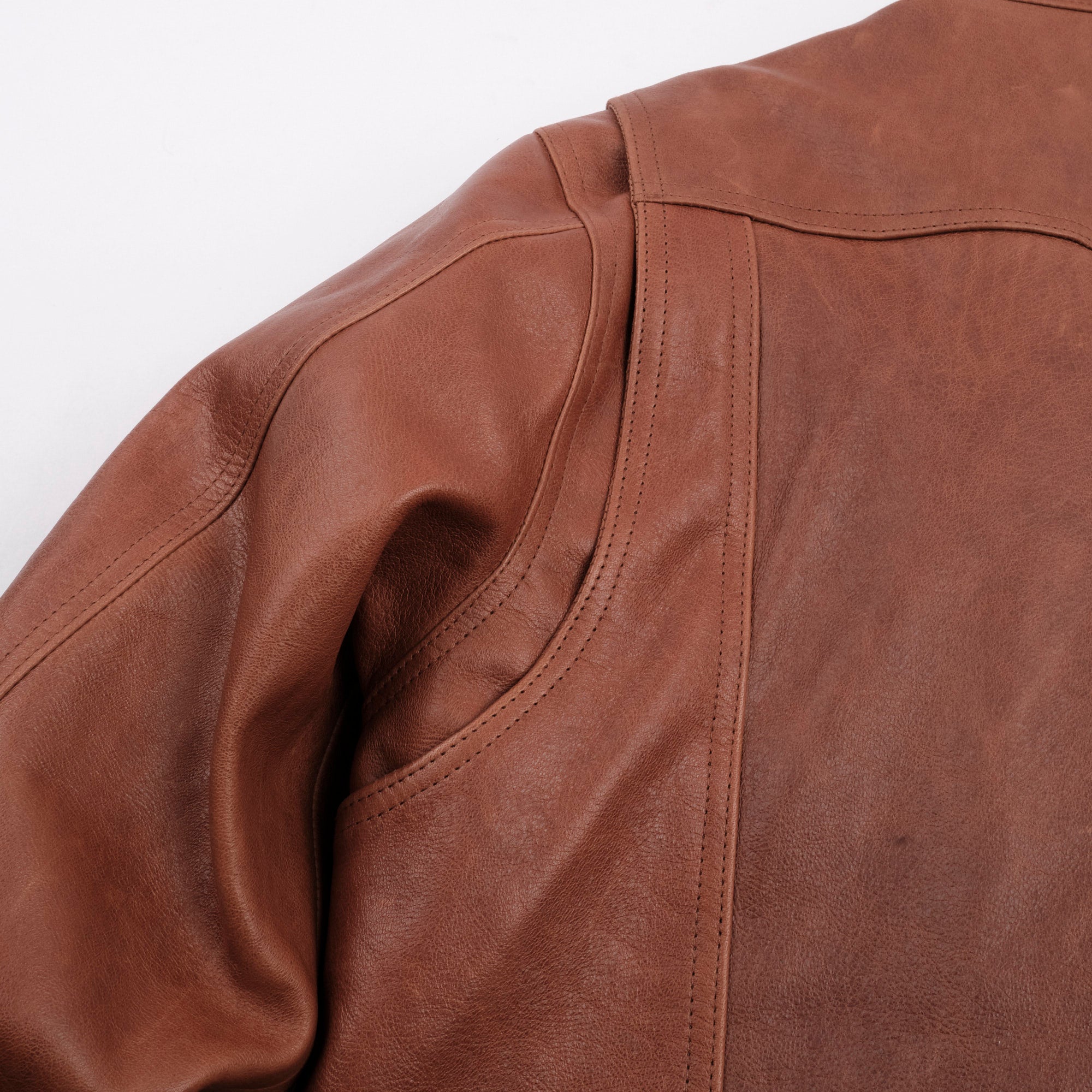 Riders Jacket Tobacco Horsehide