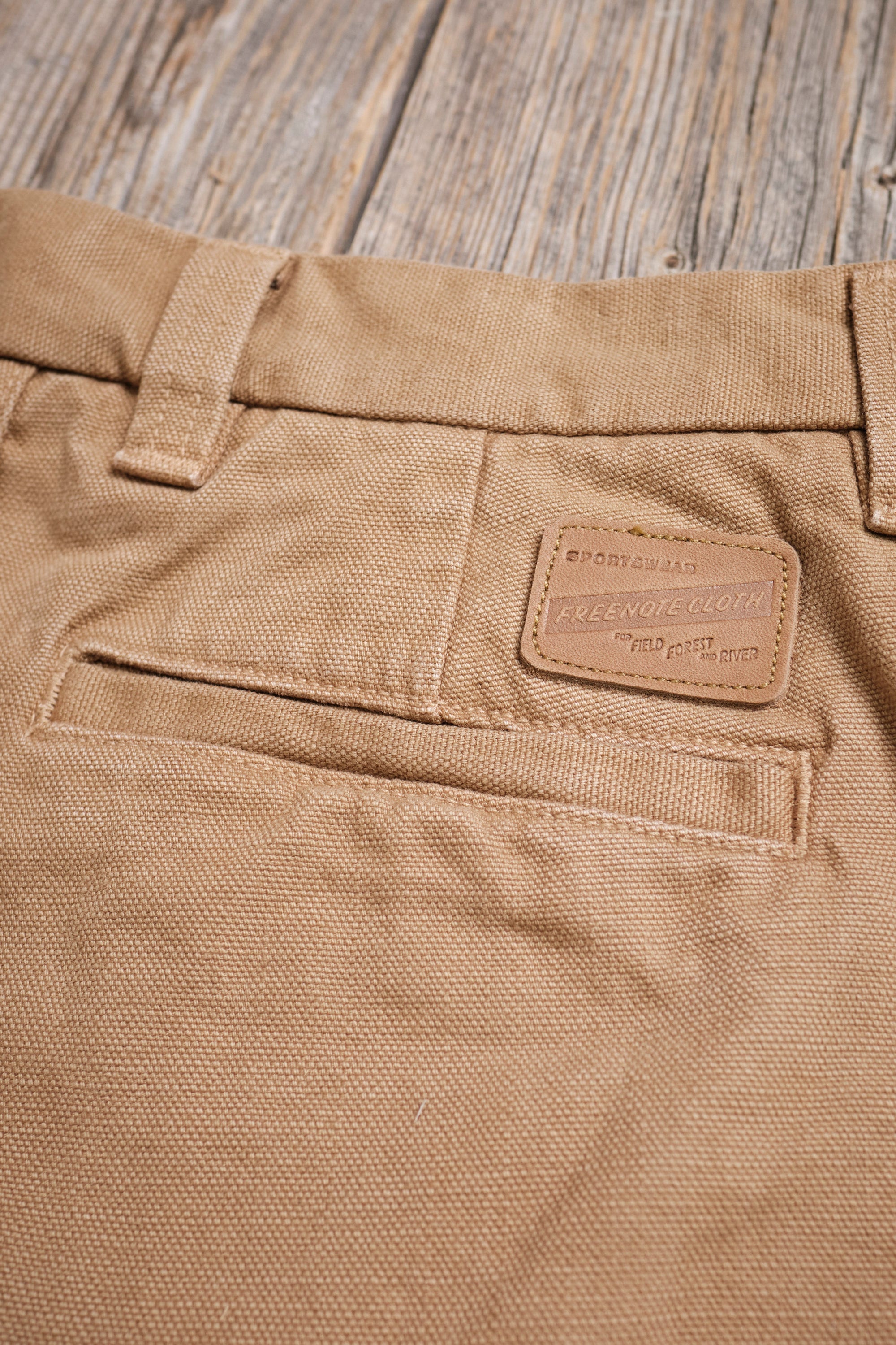 Deck Pant 14 Ounce Slub Tan