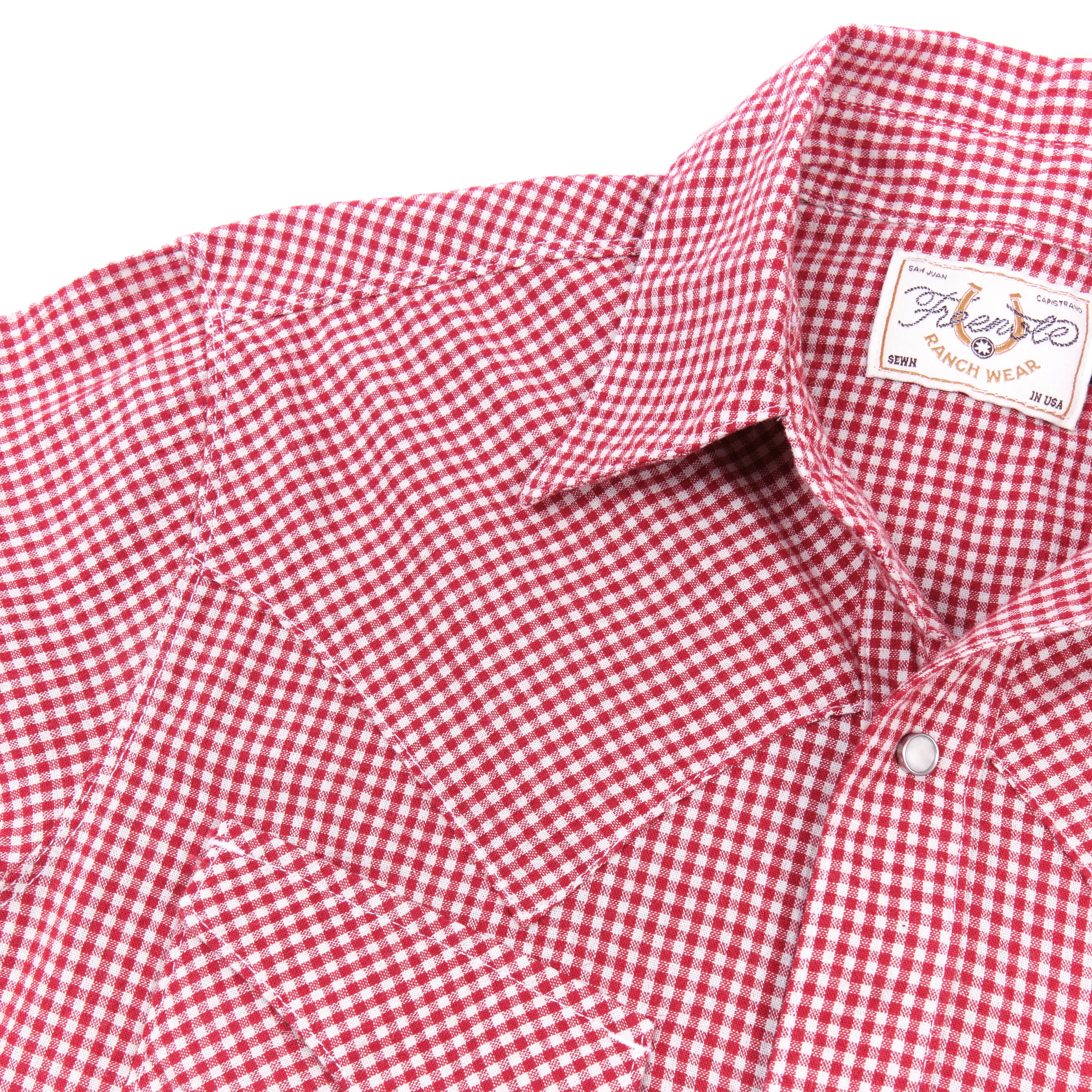 Northfork SS Red Gingham
