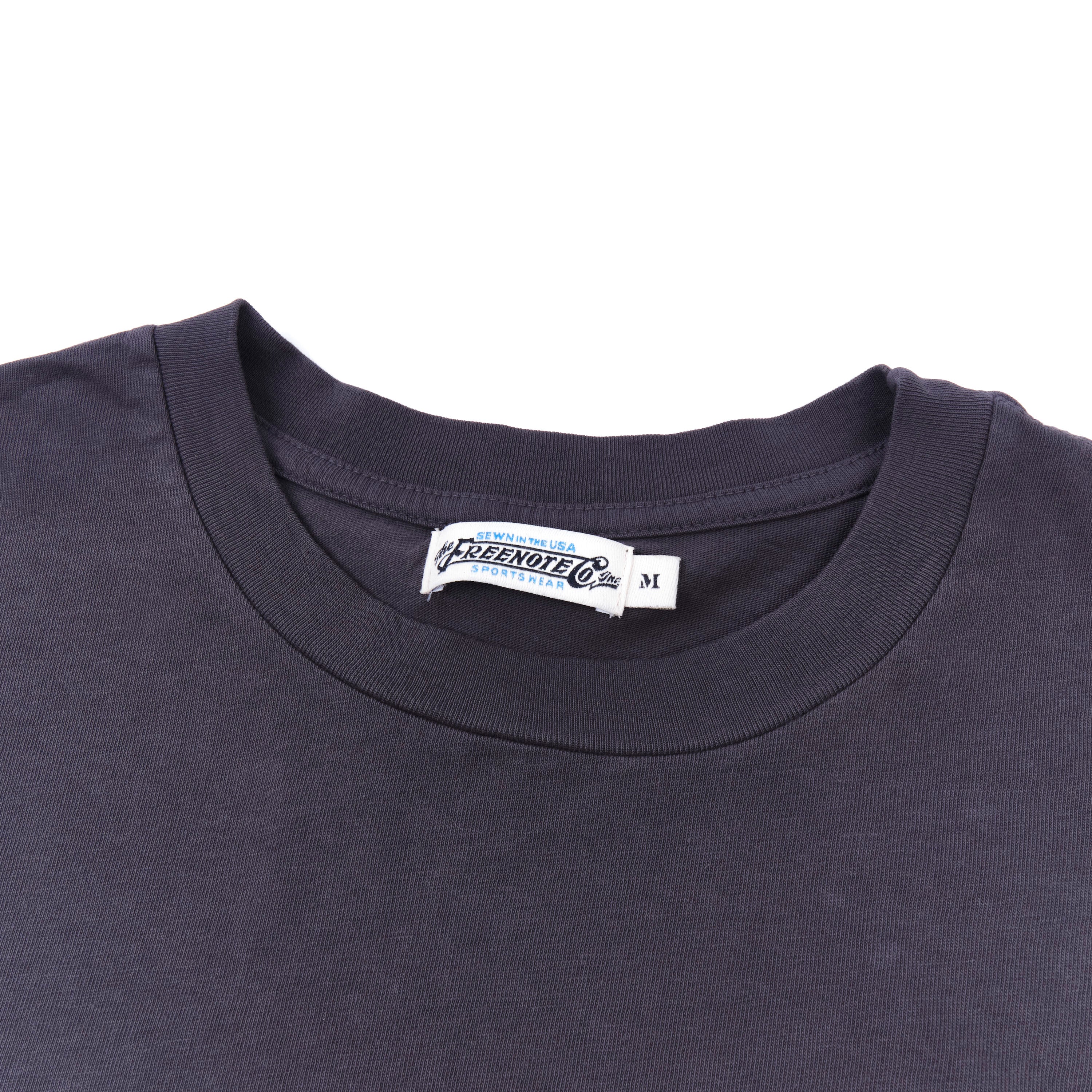 9 ounce Pocketless T-Shirt Vintage Grey Blue