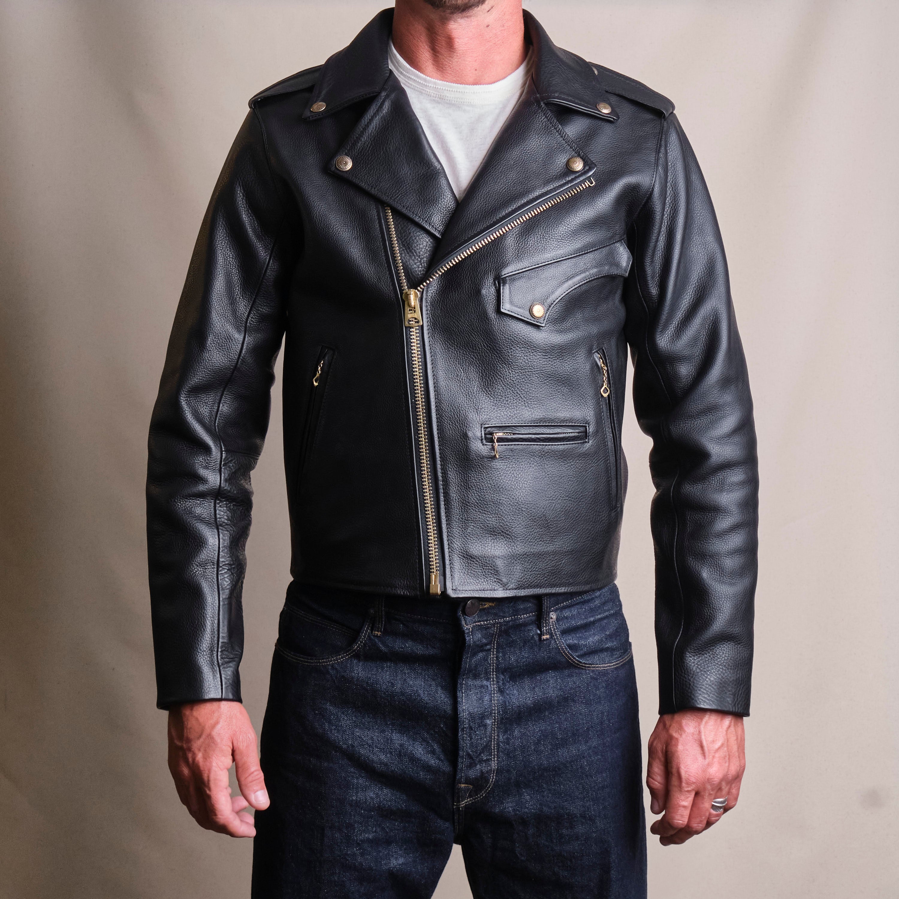 Mooch Moto Jacket Black Steerhide