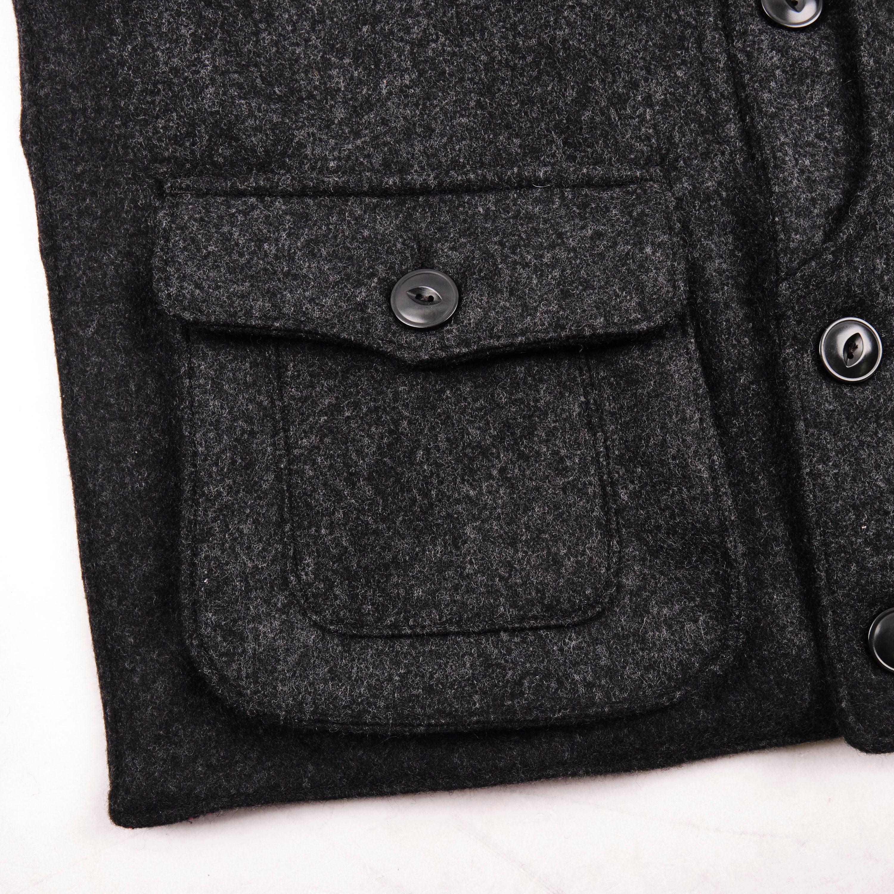 Keynot Black Wool Hunting Vest