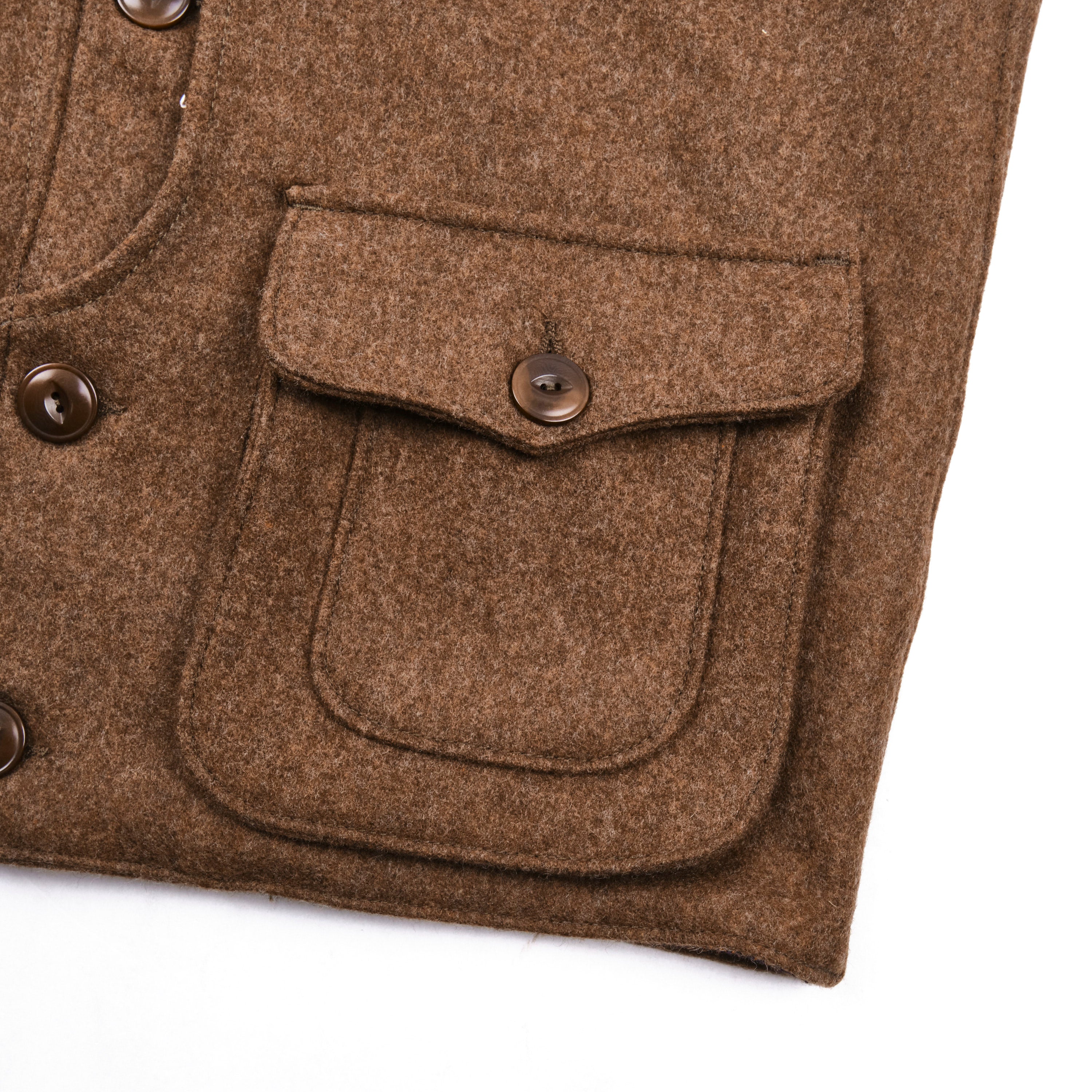 Keynot Brown Wool Hunting Vest