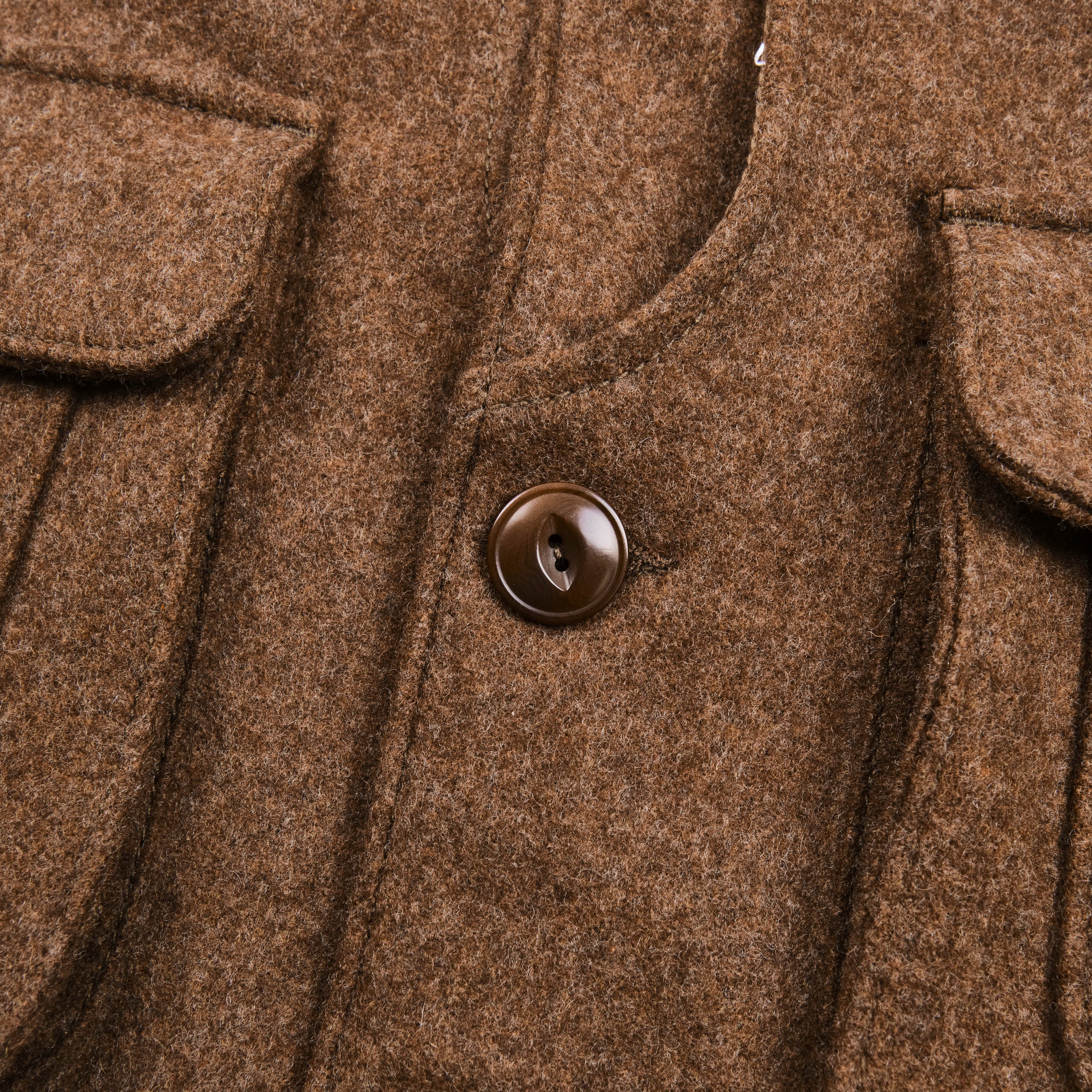 Keynot Brown Wool Hunting Vest