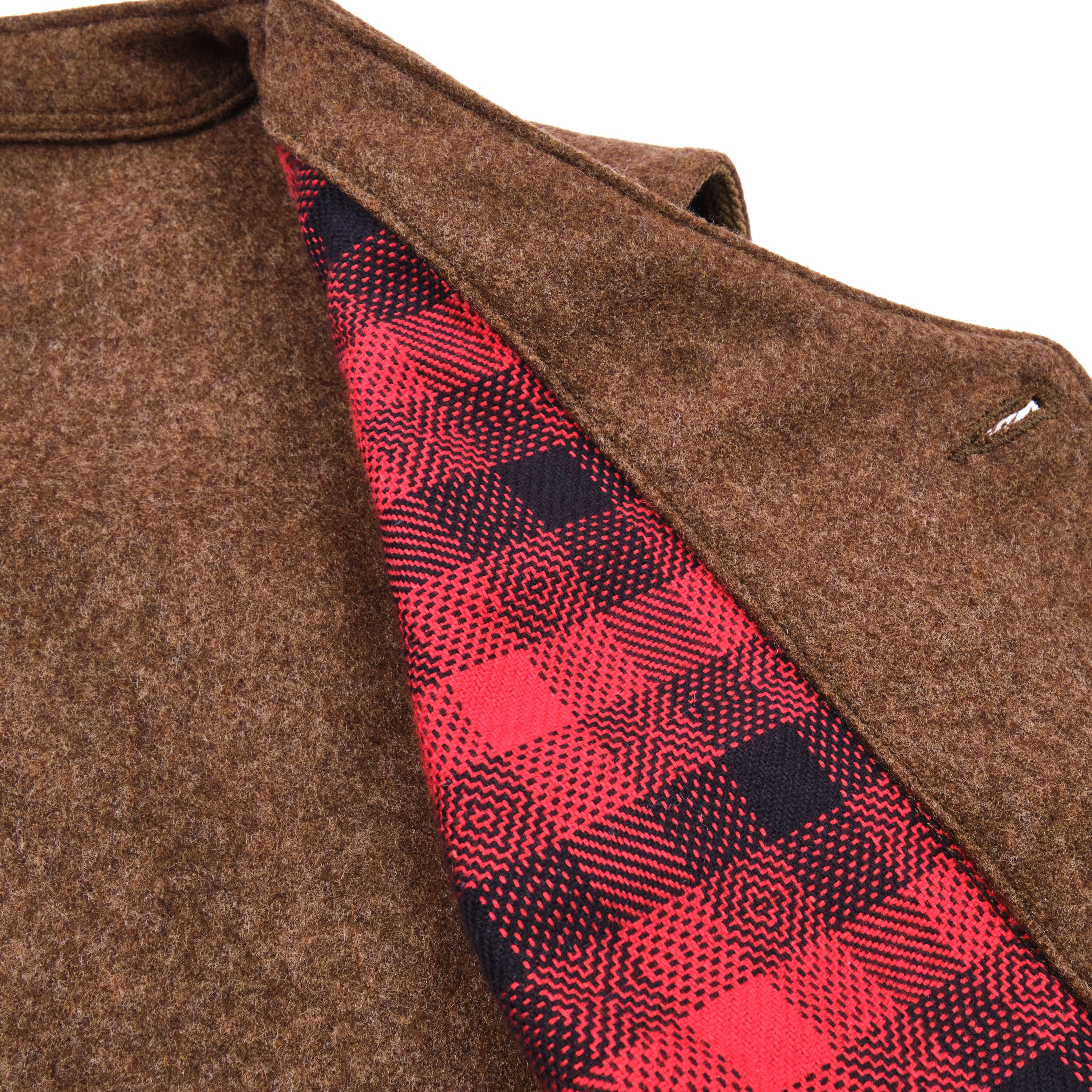 Keynot Brown Wool Hunting Vest