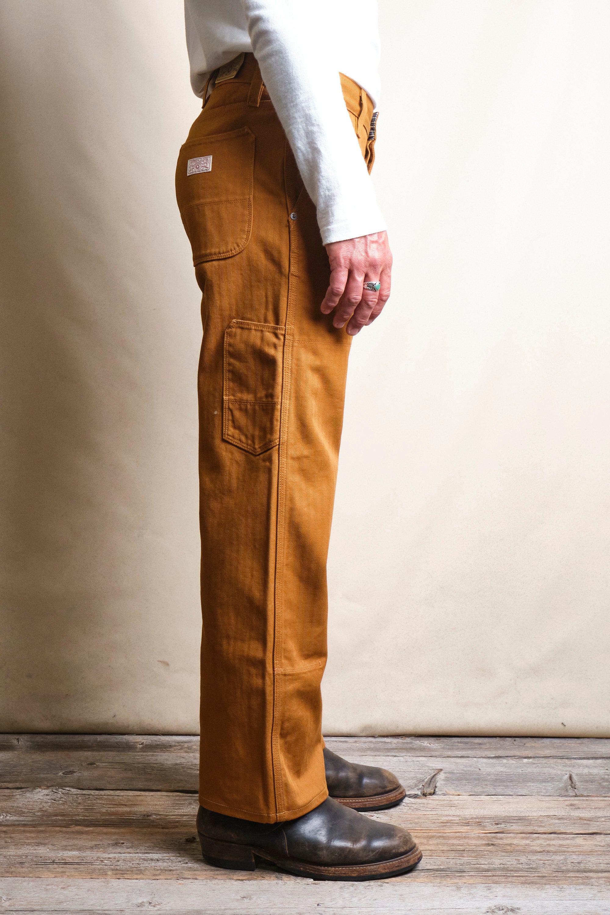 Ortega Pant 13 Ounce Rust Herringbone