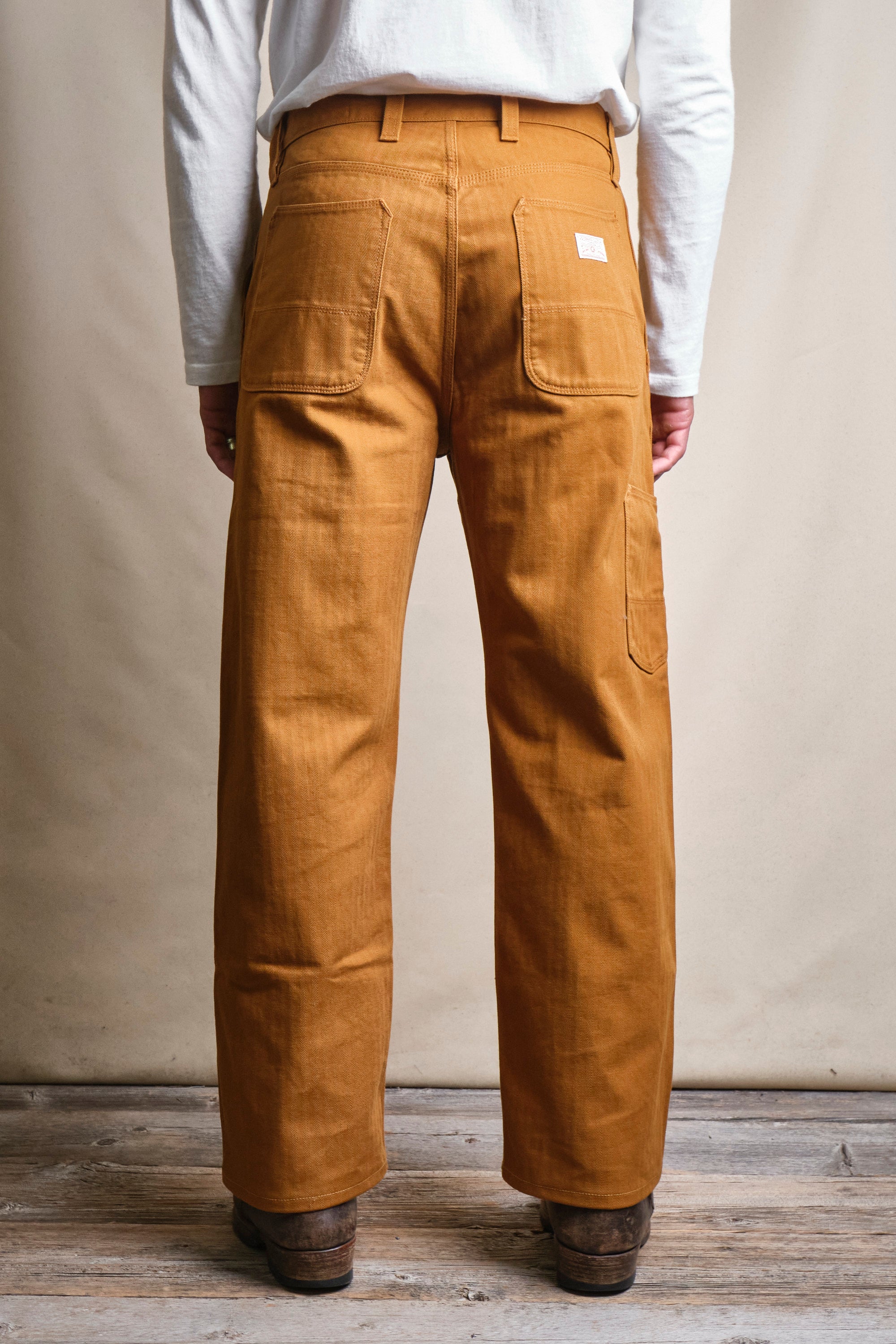 Ortega Pant 13 Ounce Rust Herringbone