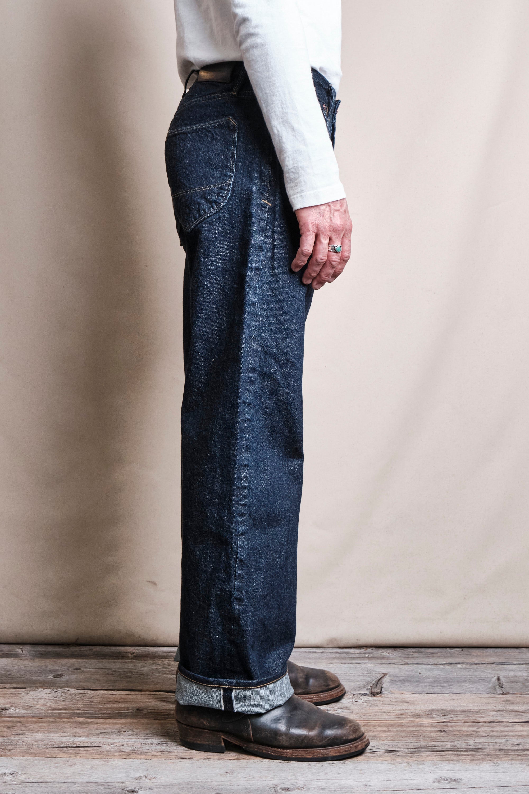 Modesto 14.50 Ounce Indigo Unsanforized Denim