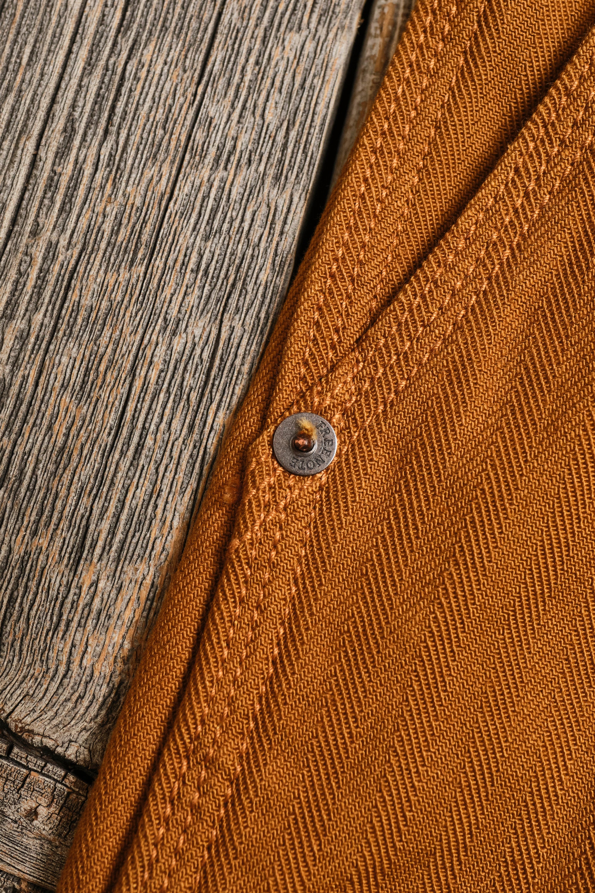 Ortega Pant 13 Ounce Rust Herringbone