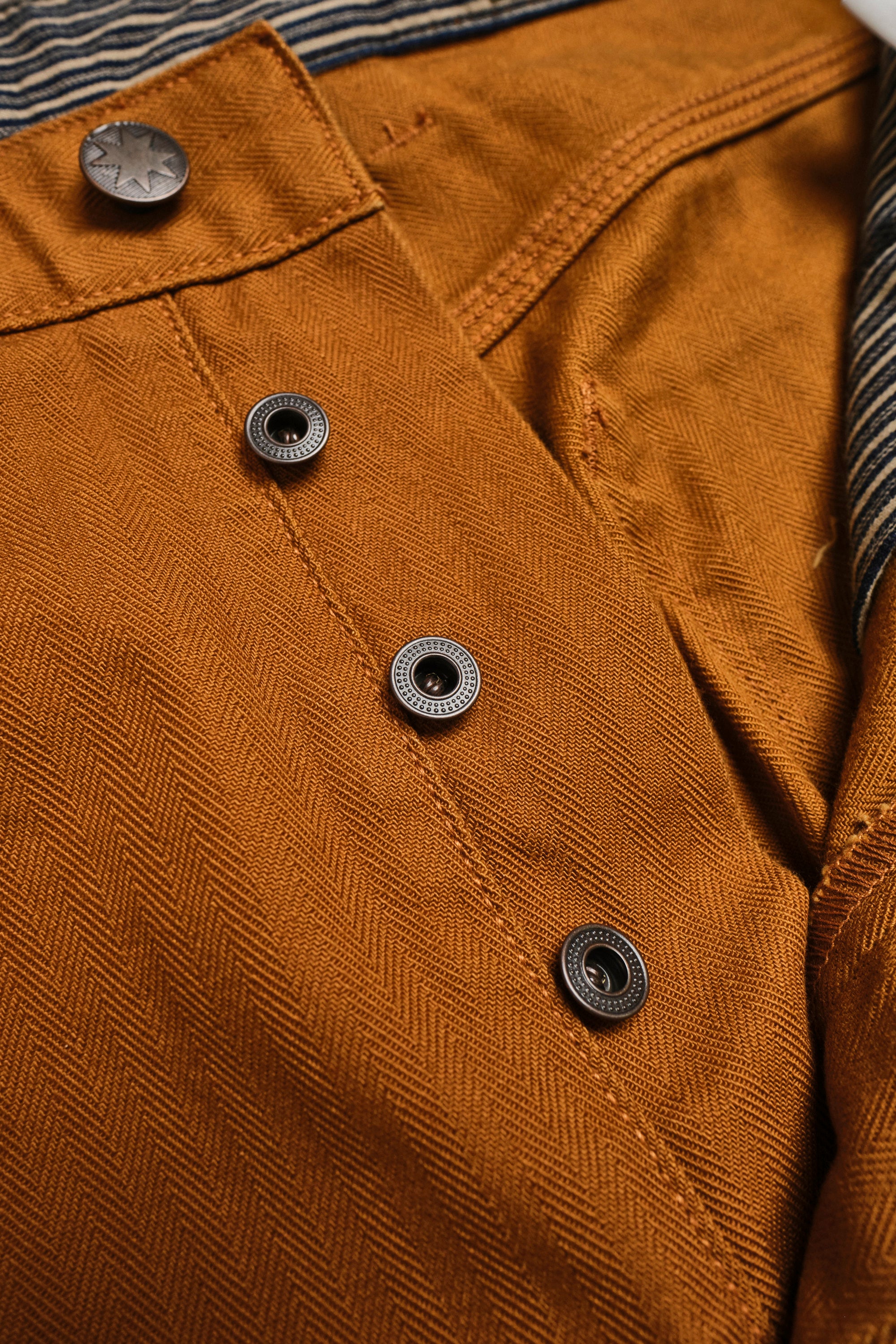 Ortega Pant 13 Ounce Rust Herringbone