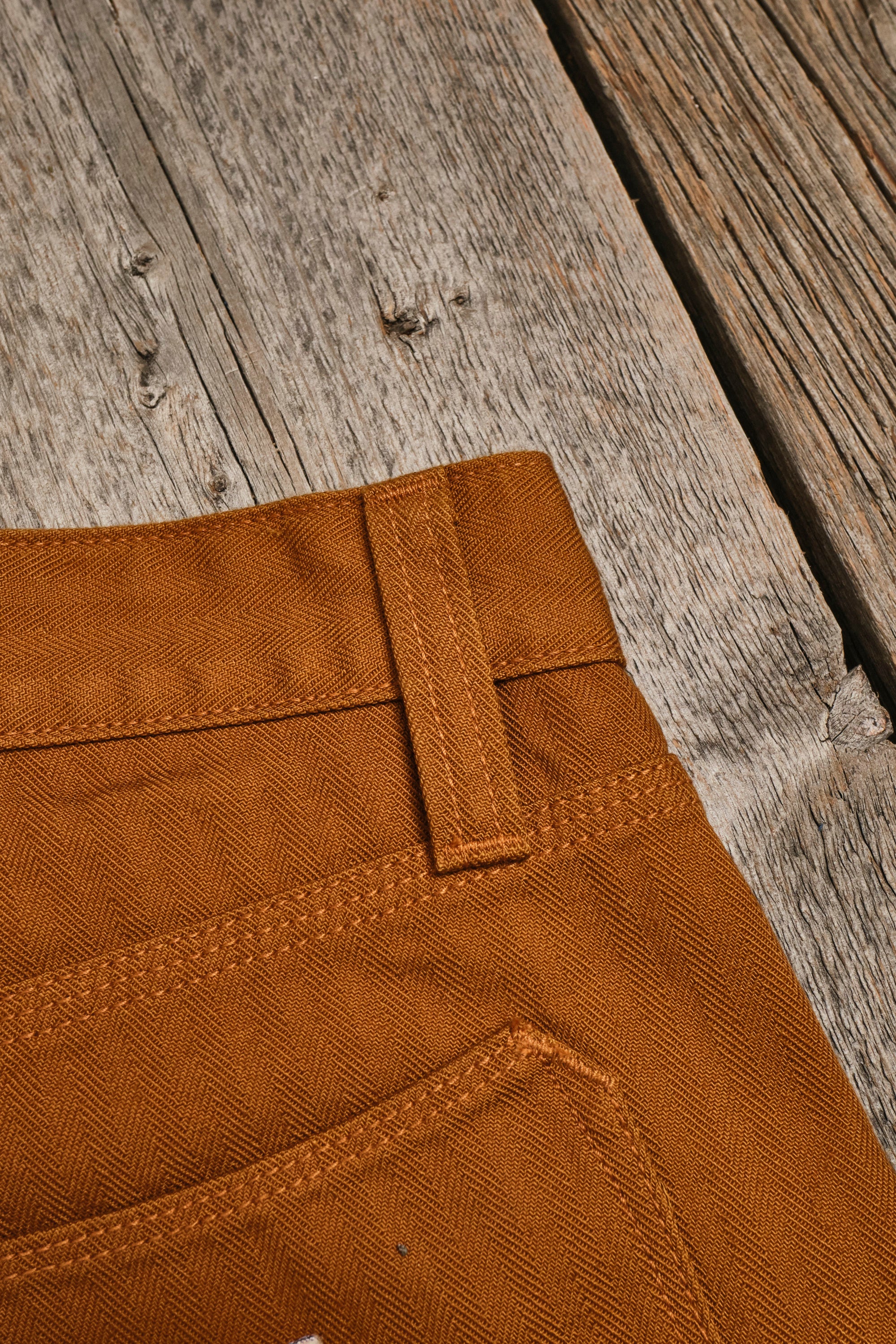 Ortega Pant 13 Ounce Rust Herringbone