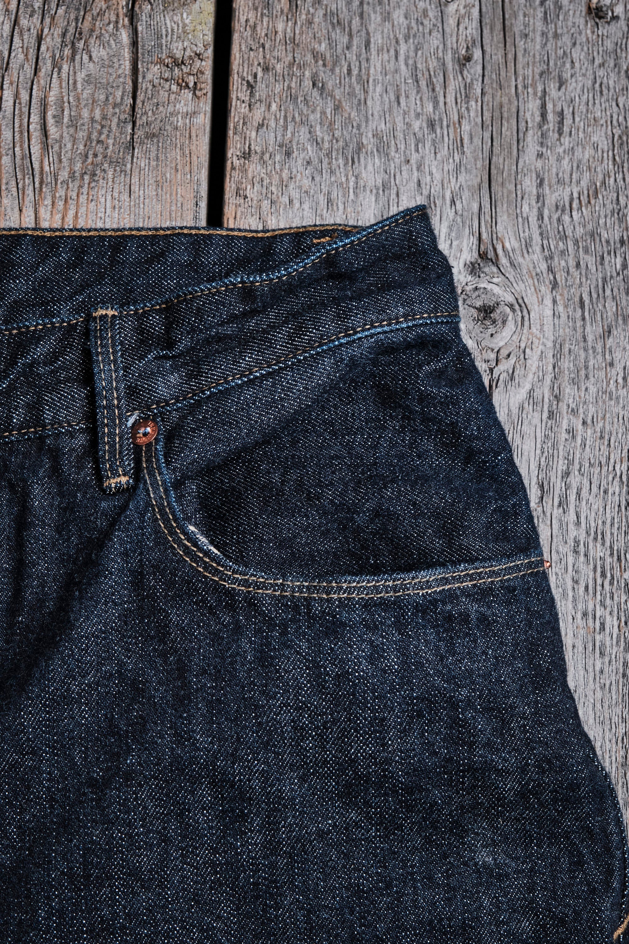 Modesto 14.50 Ounce Indigo Unsanforized Denim