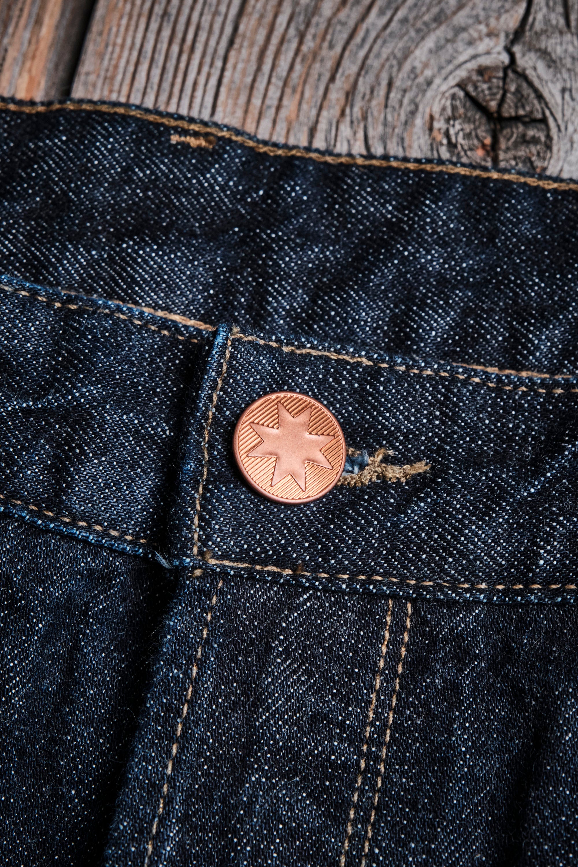 Modesto 14.50 Ounce Indigo Unsanforized Denim