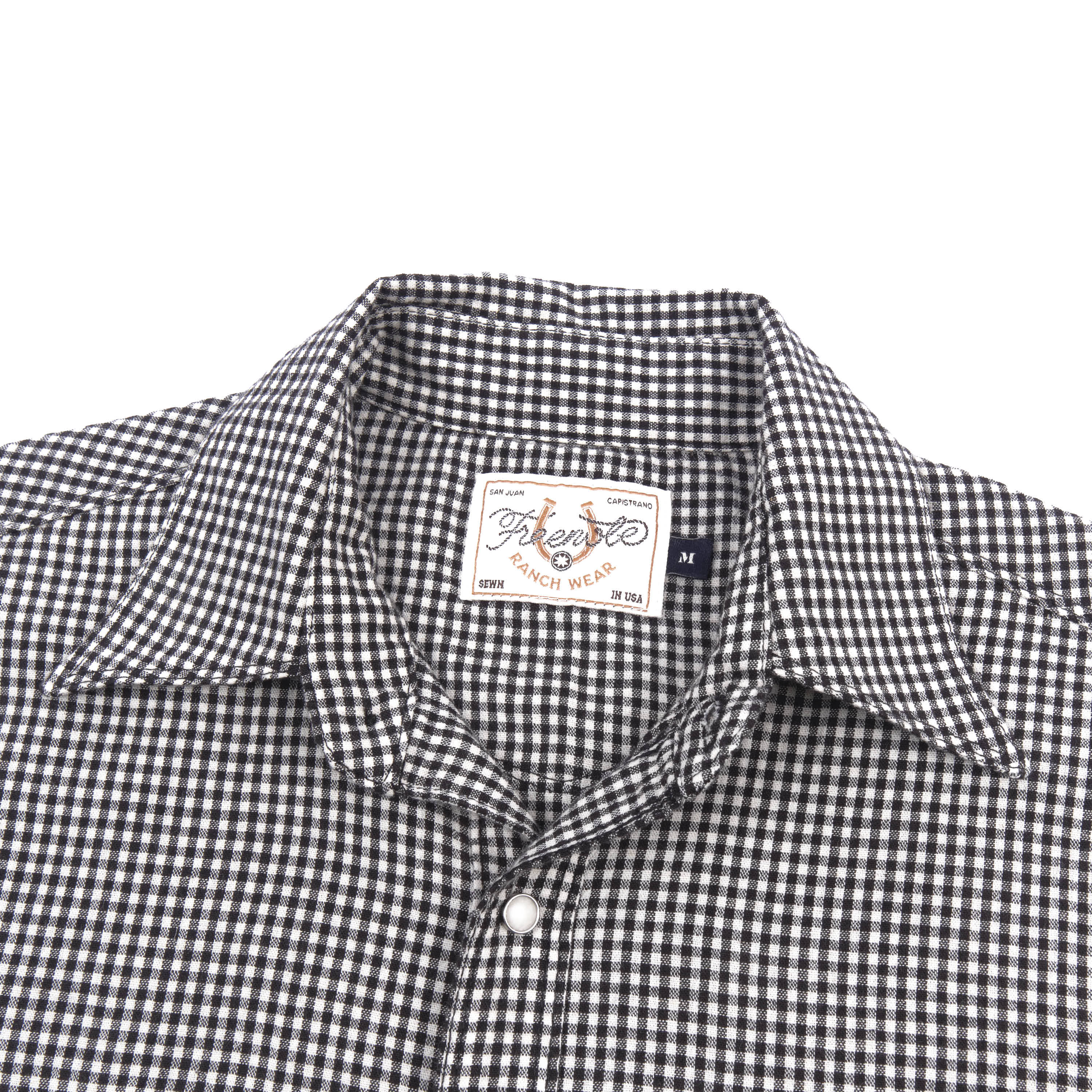 Bodie S/S Black Gingham