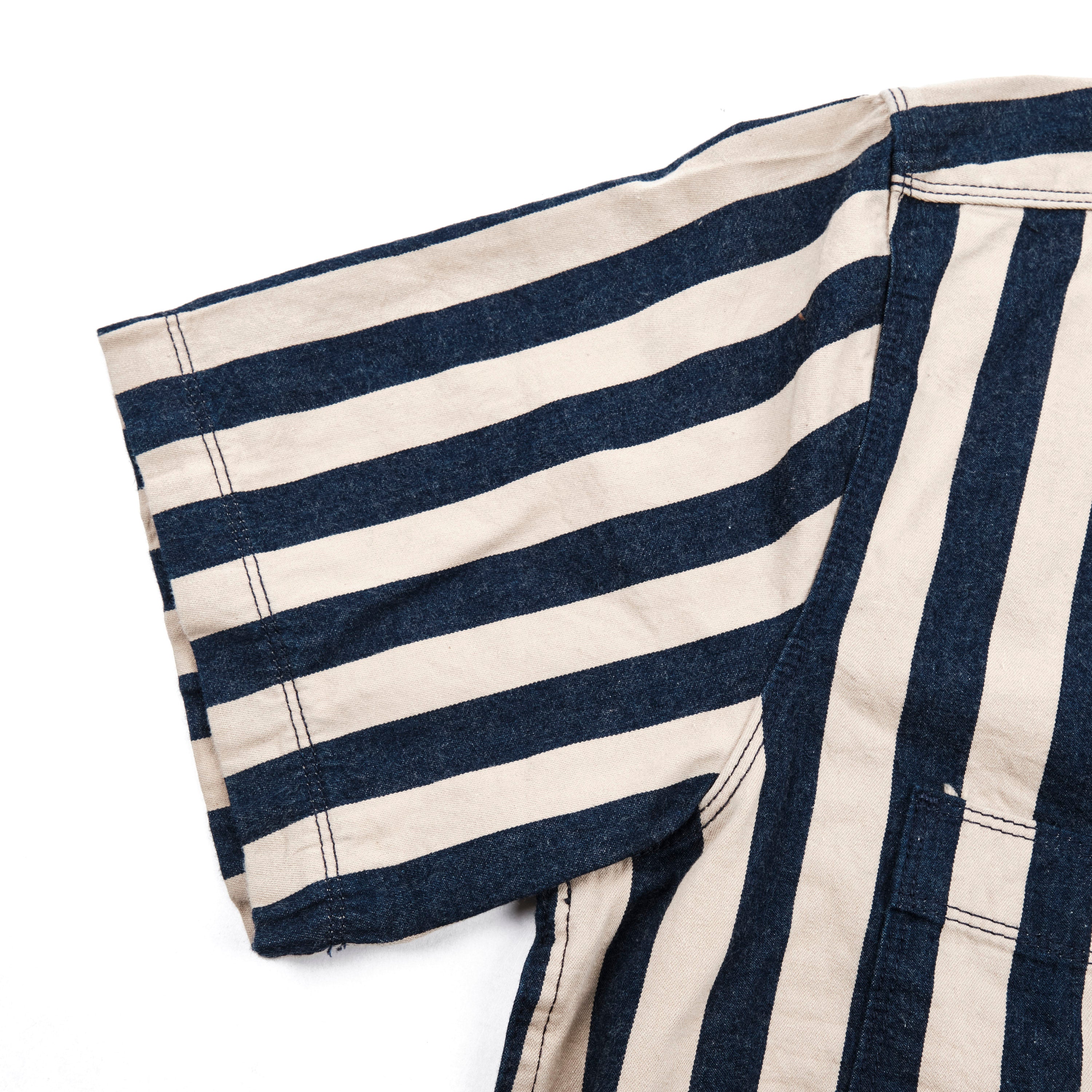 Dayton Indigo Wide Stripe