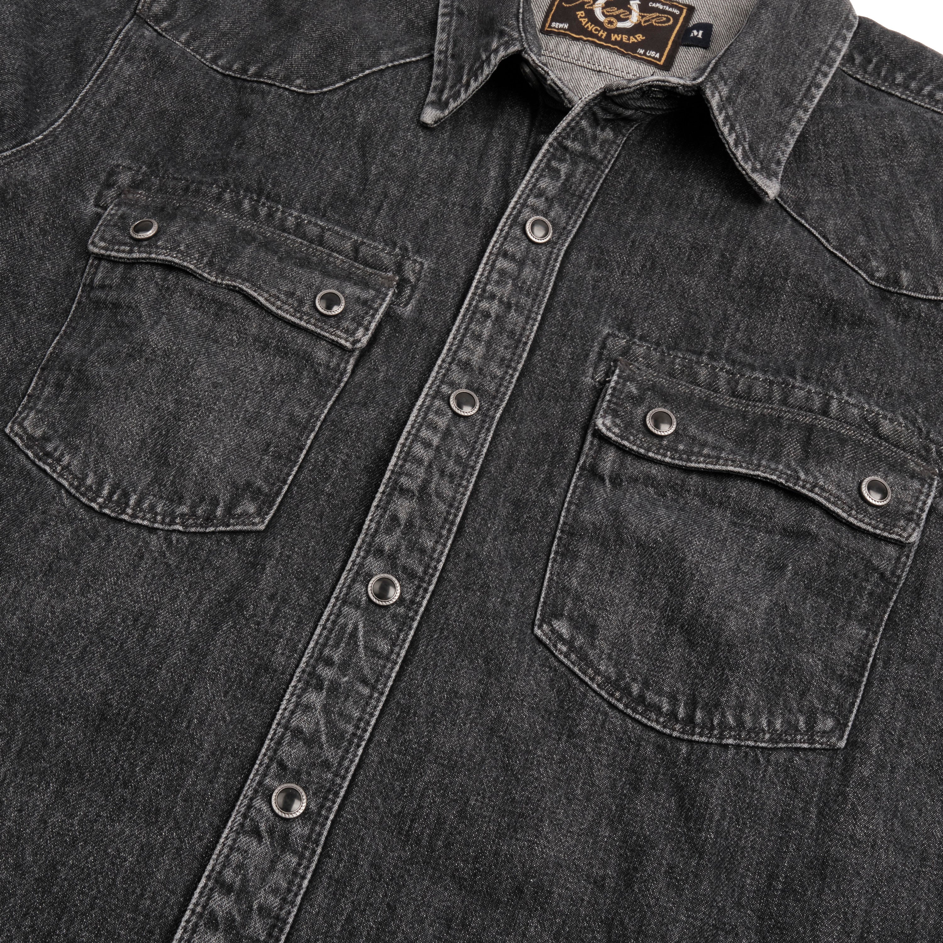 Modern Western 11 Ounce Black Stone Washed Denim