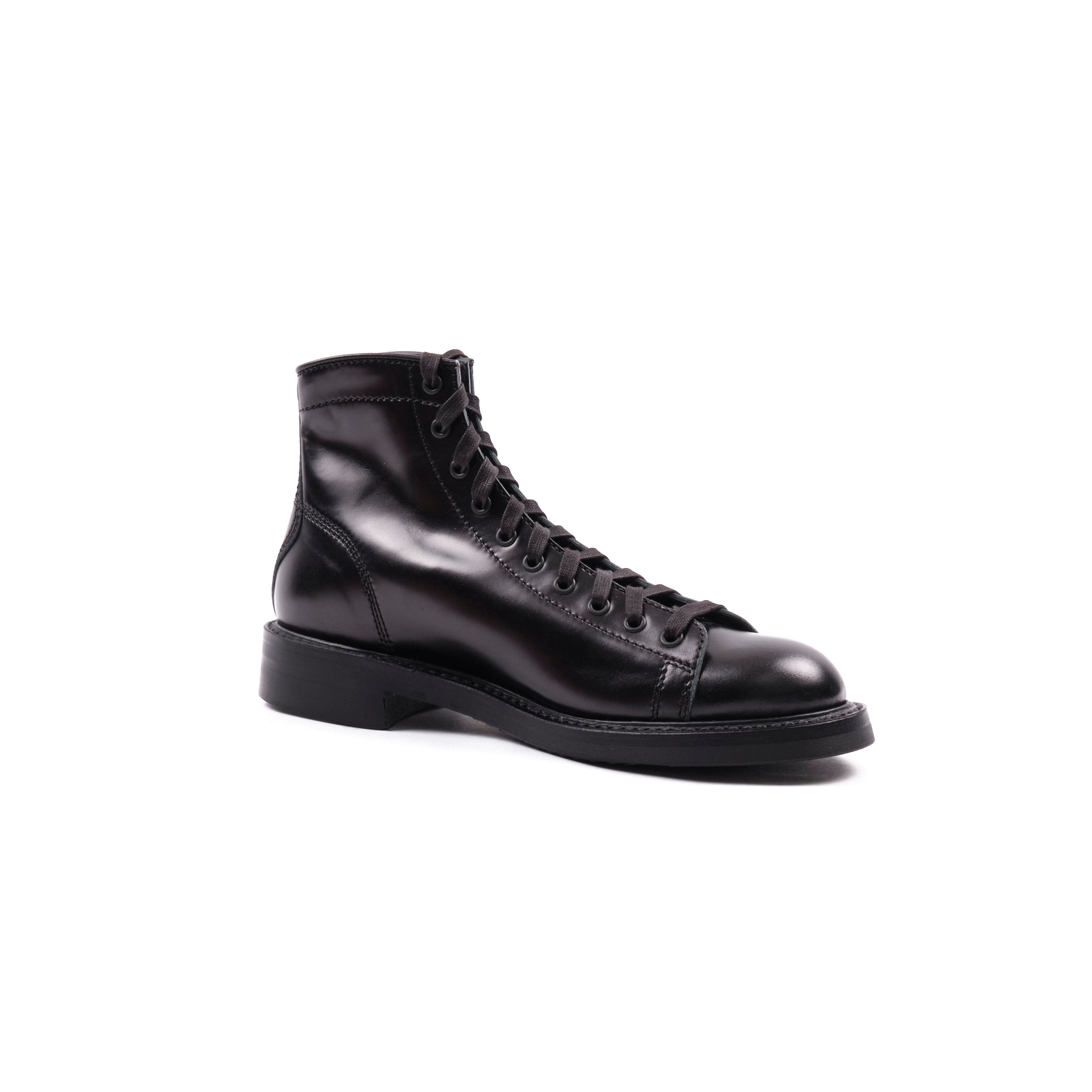John Lofgren Monkey Boots - Shinki Black Shell Cordovan - Black Ops