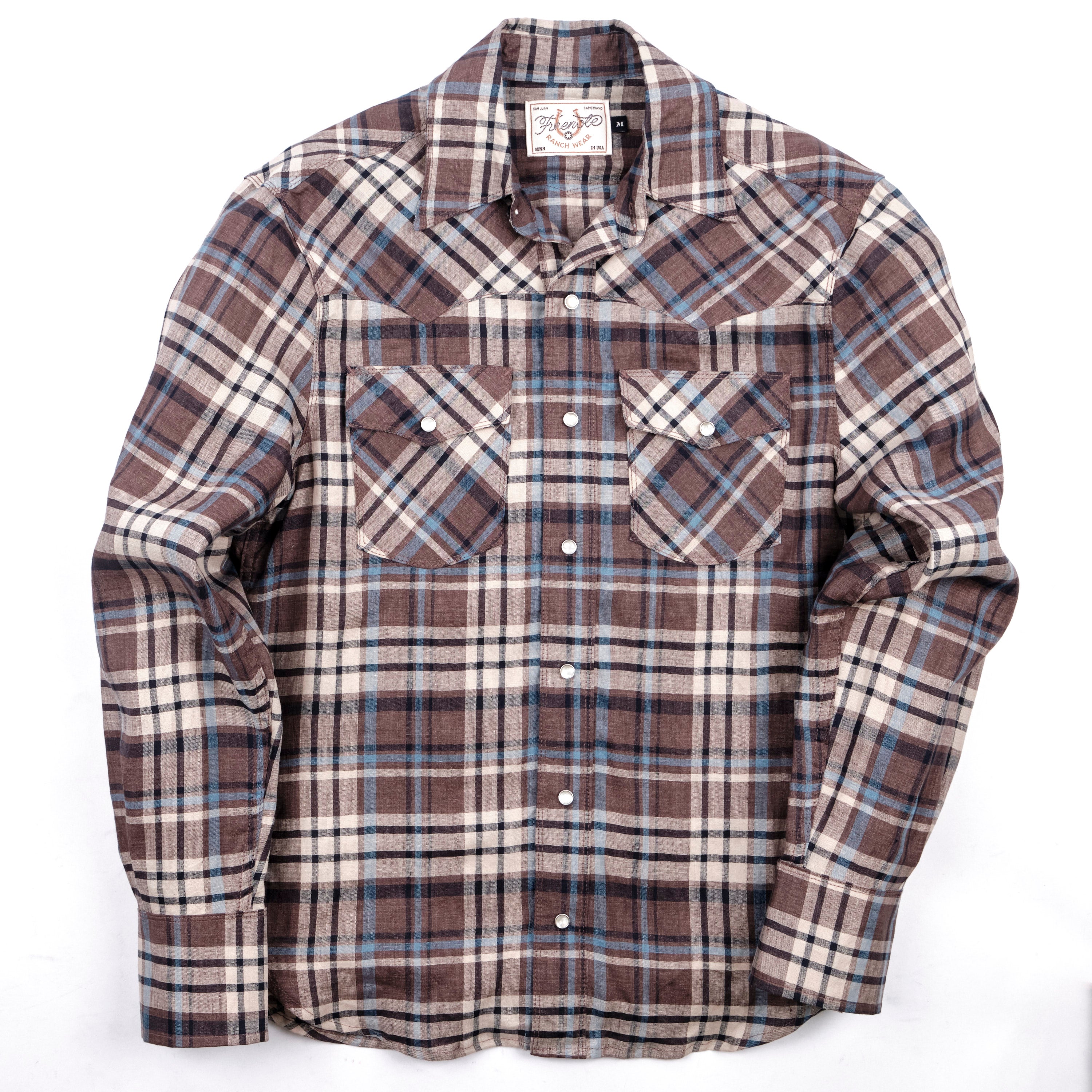 Western Scout Pheasant Brown Plaid