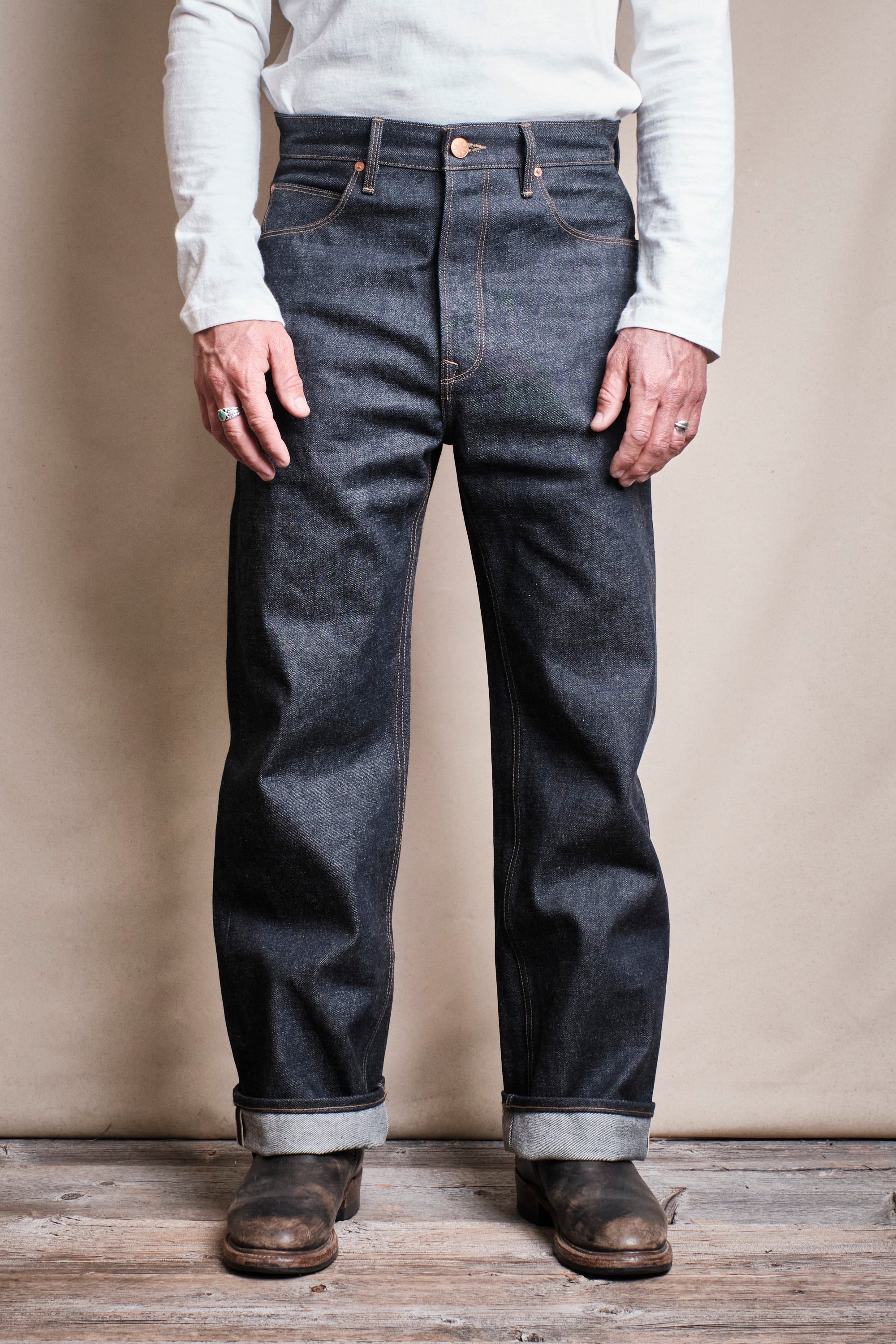Modesto 15 Ounce Kaihara Unsinged Denim