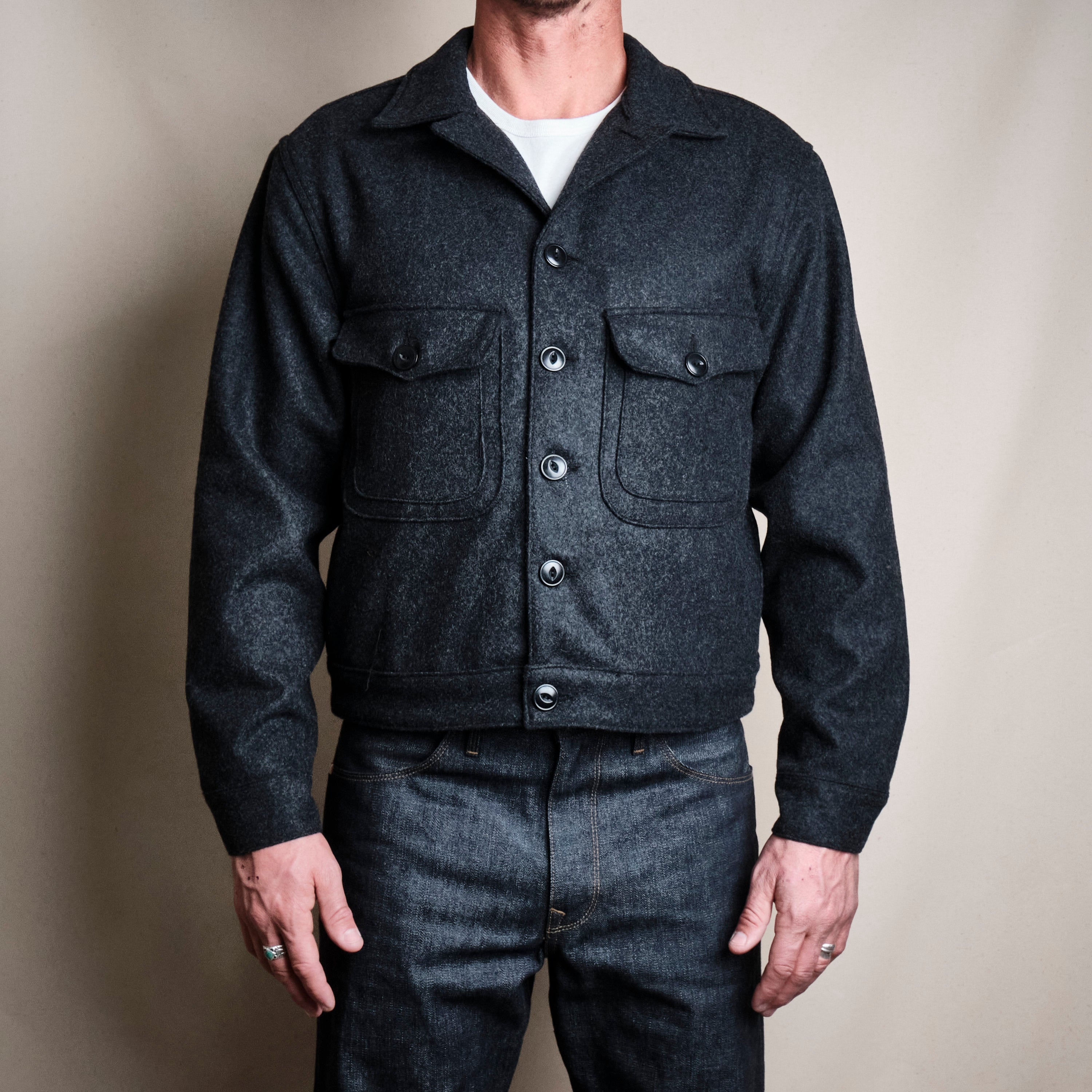 Grafton Jacket Black Wool