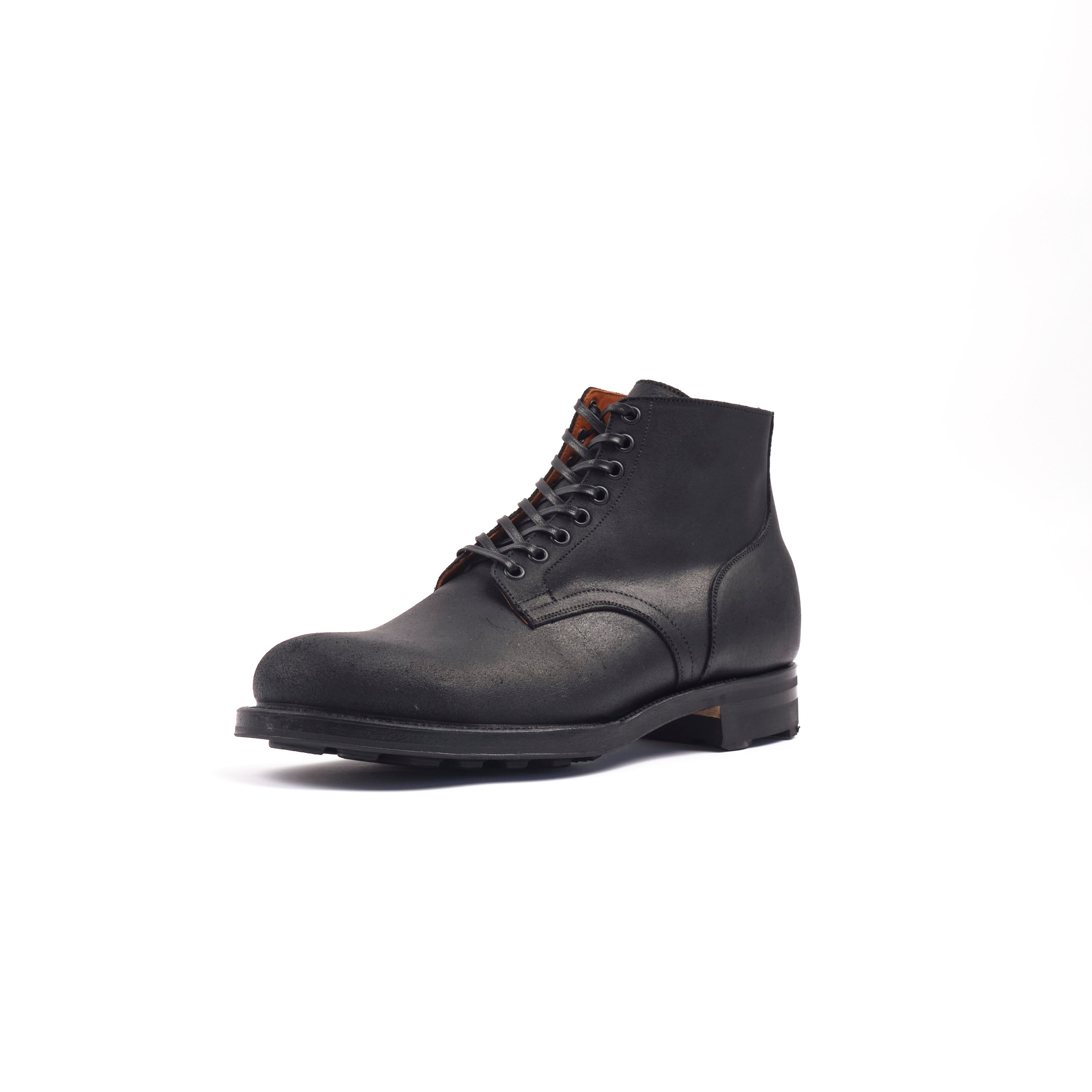 VIBERG SERVICE BOOT - 1035 LAST - BLACK WAXY COMMANDER