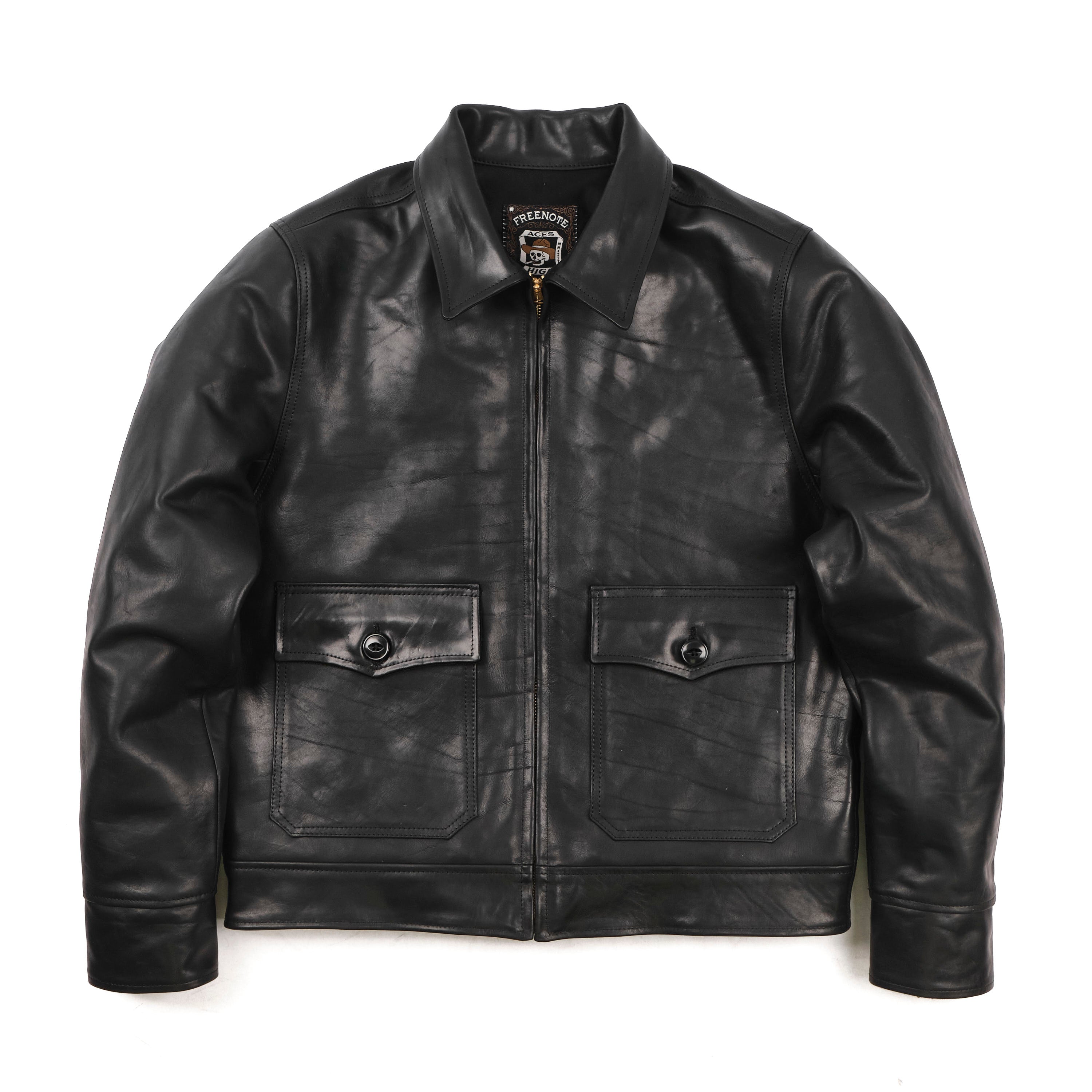 Alcorn Black Bull Leather