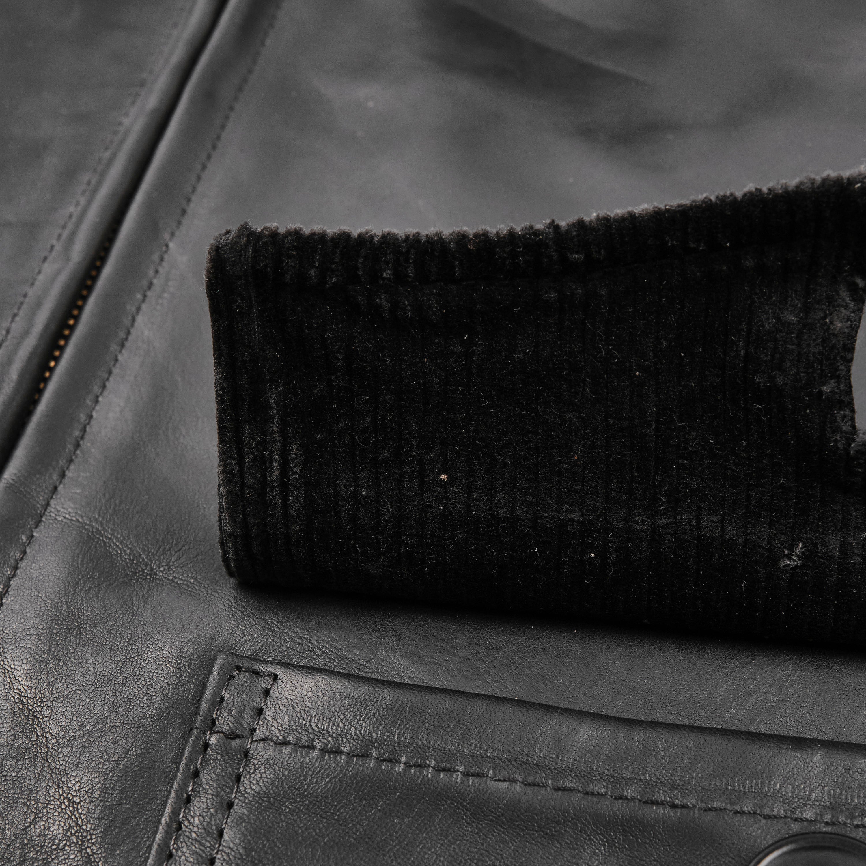 Alcorn Black Bull Leather