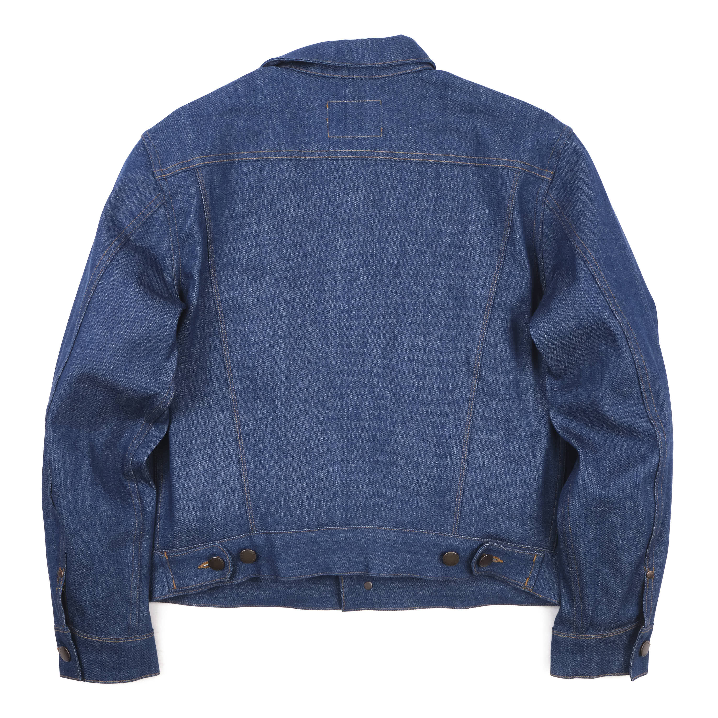 High Low 12 Ounce Vintage Blue Denim Jacket